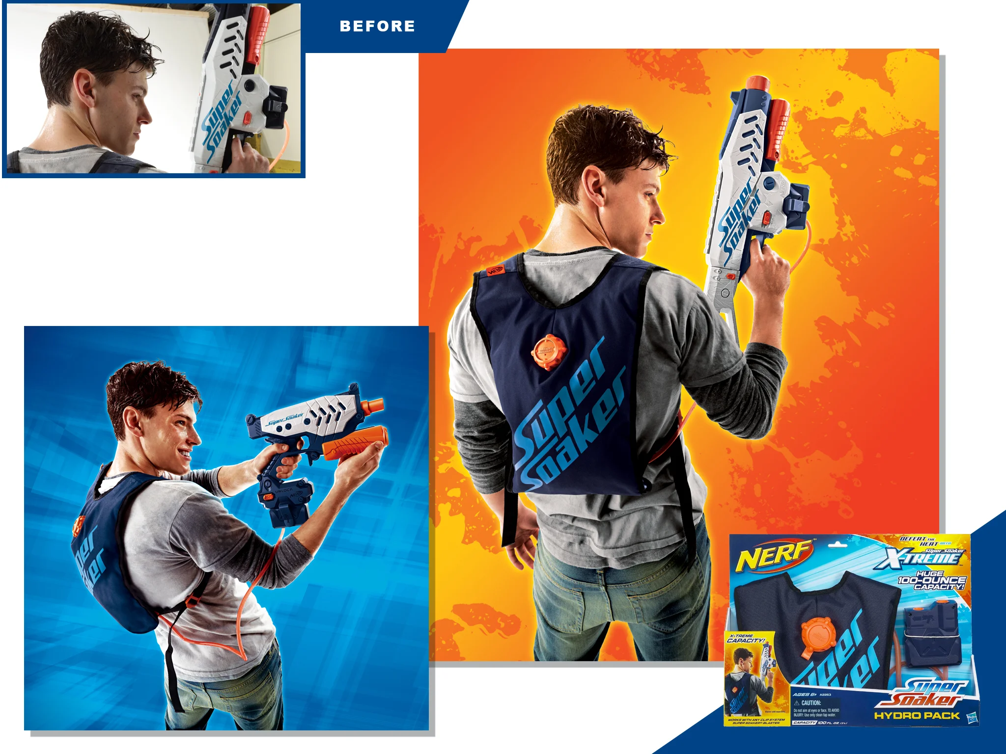 Super Soaker Nerf Hydro Pack