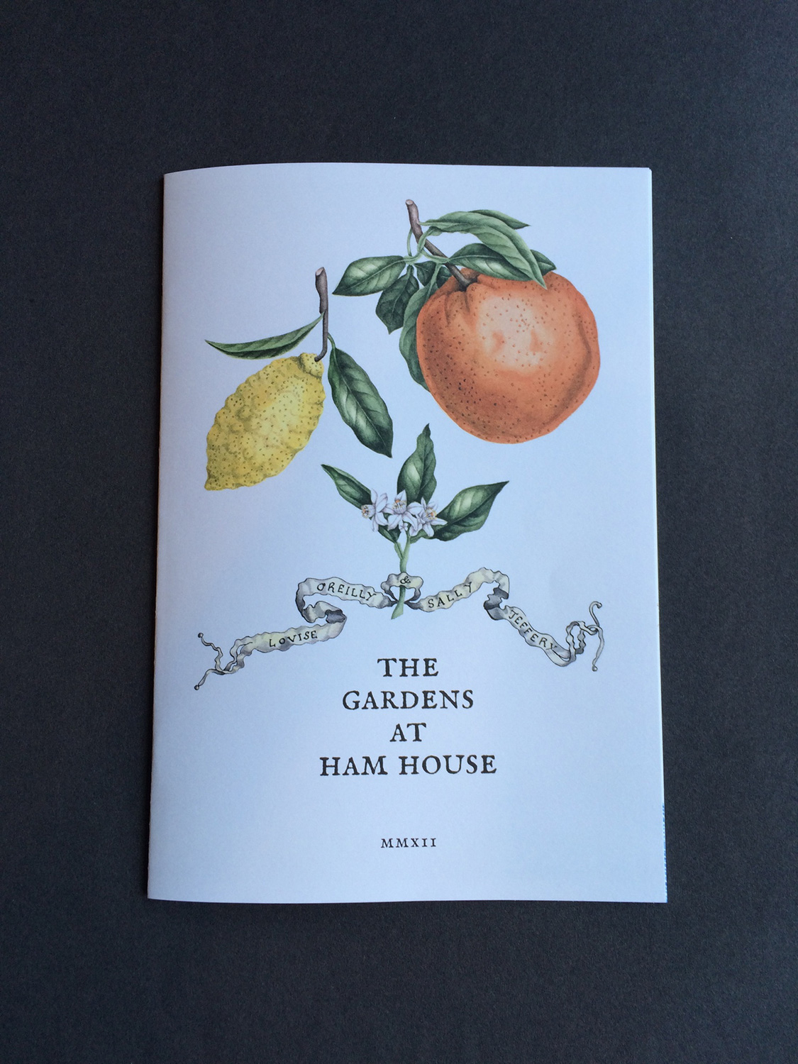 The Gardens at Ham House, 2012, front cover