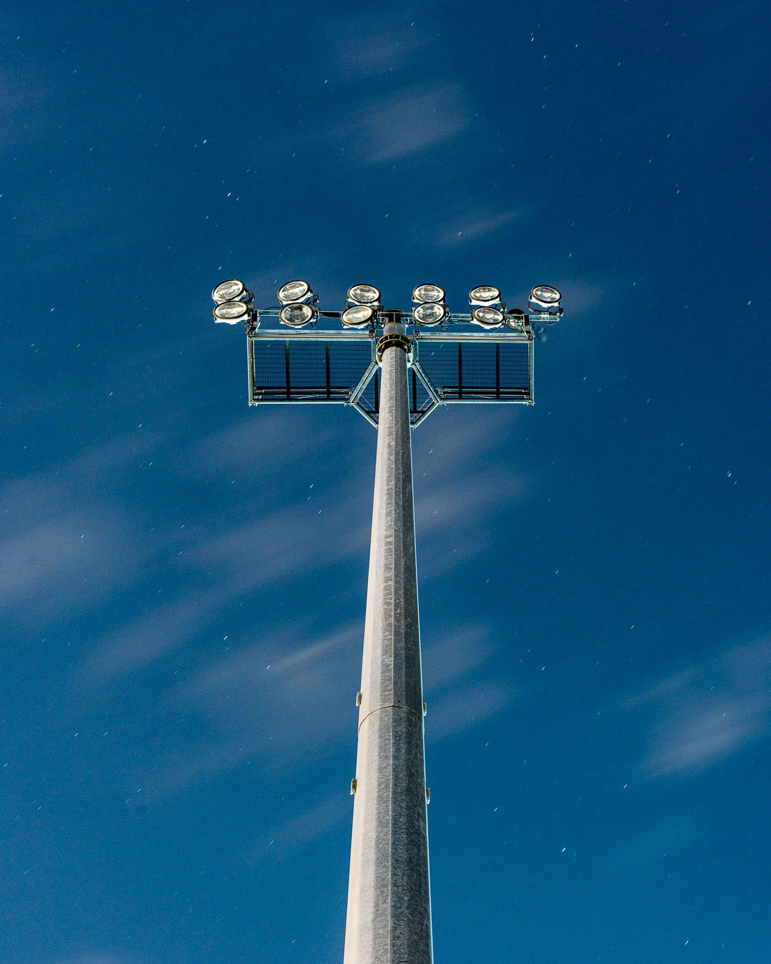 Floodlights at Faliro Olympic Beach Volleyball Centre (not in use)