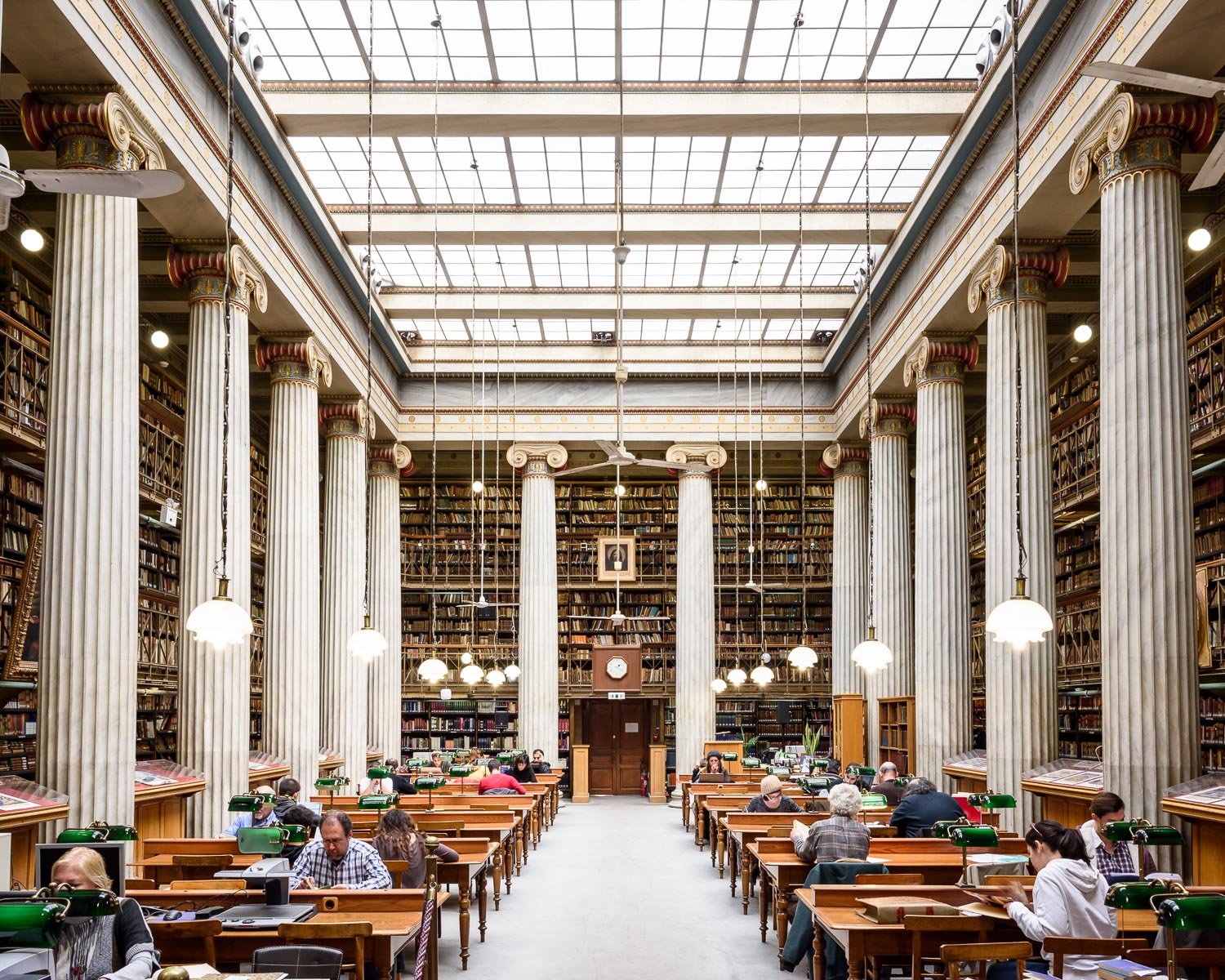  The National Library of Greece, founded in 1832 