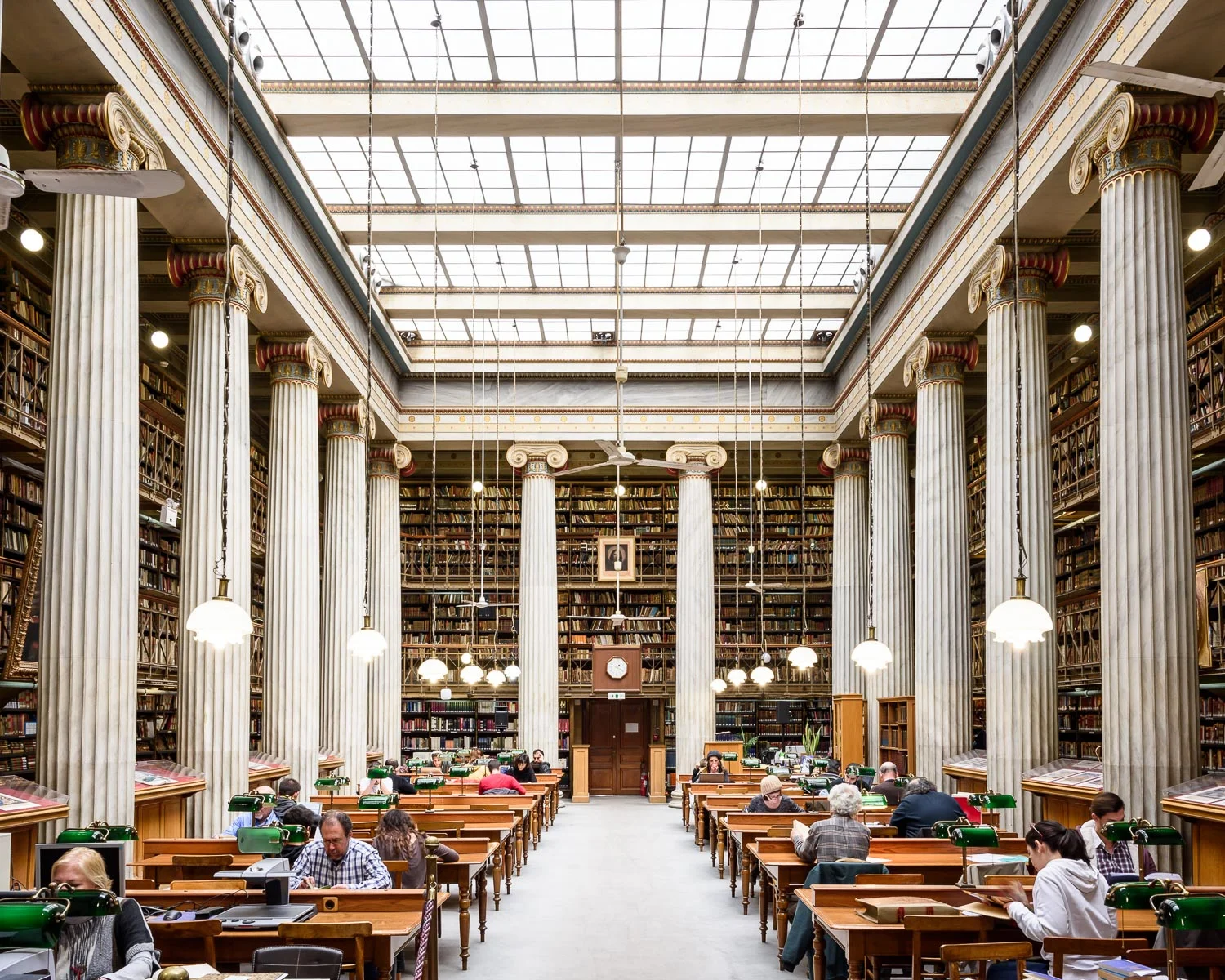 The National Library of Greece, founded in 1832