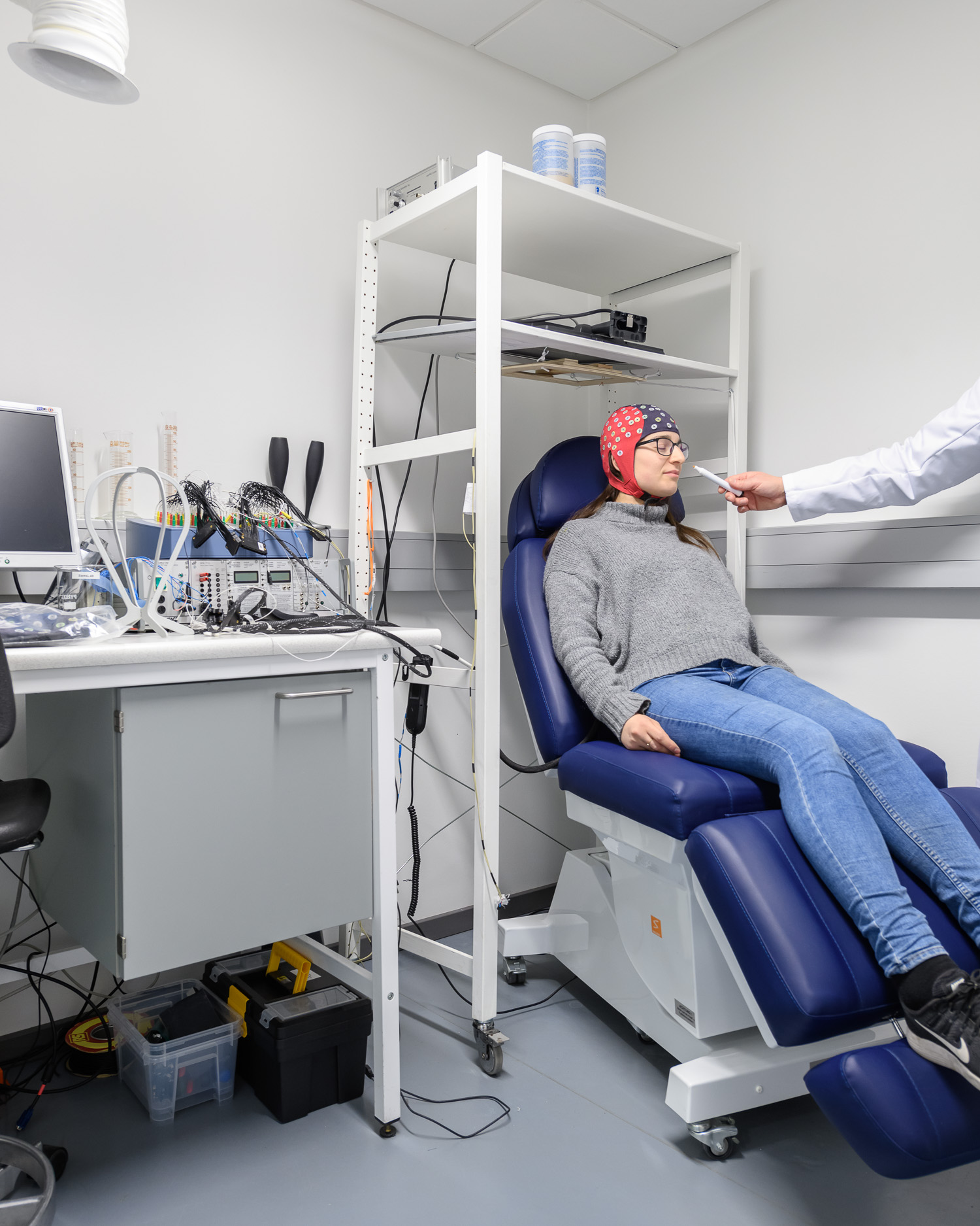  The physiology lab where research takes place on food emotions, food-intake feelings and sensory-preference learning mechanisms 