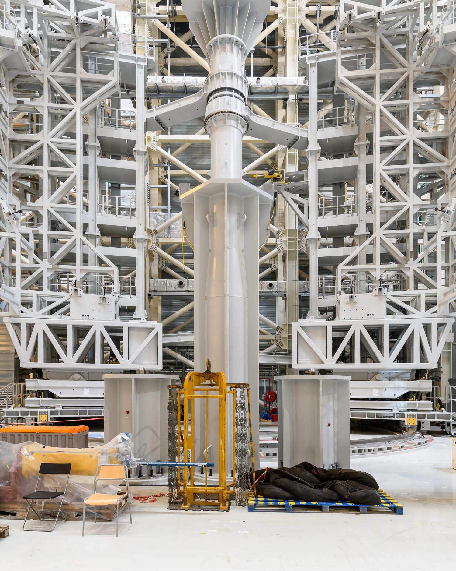  Part of the large assembly tool that will assemble the ITER vacuum vessel. 