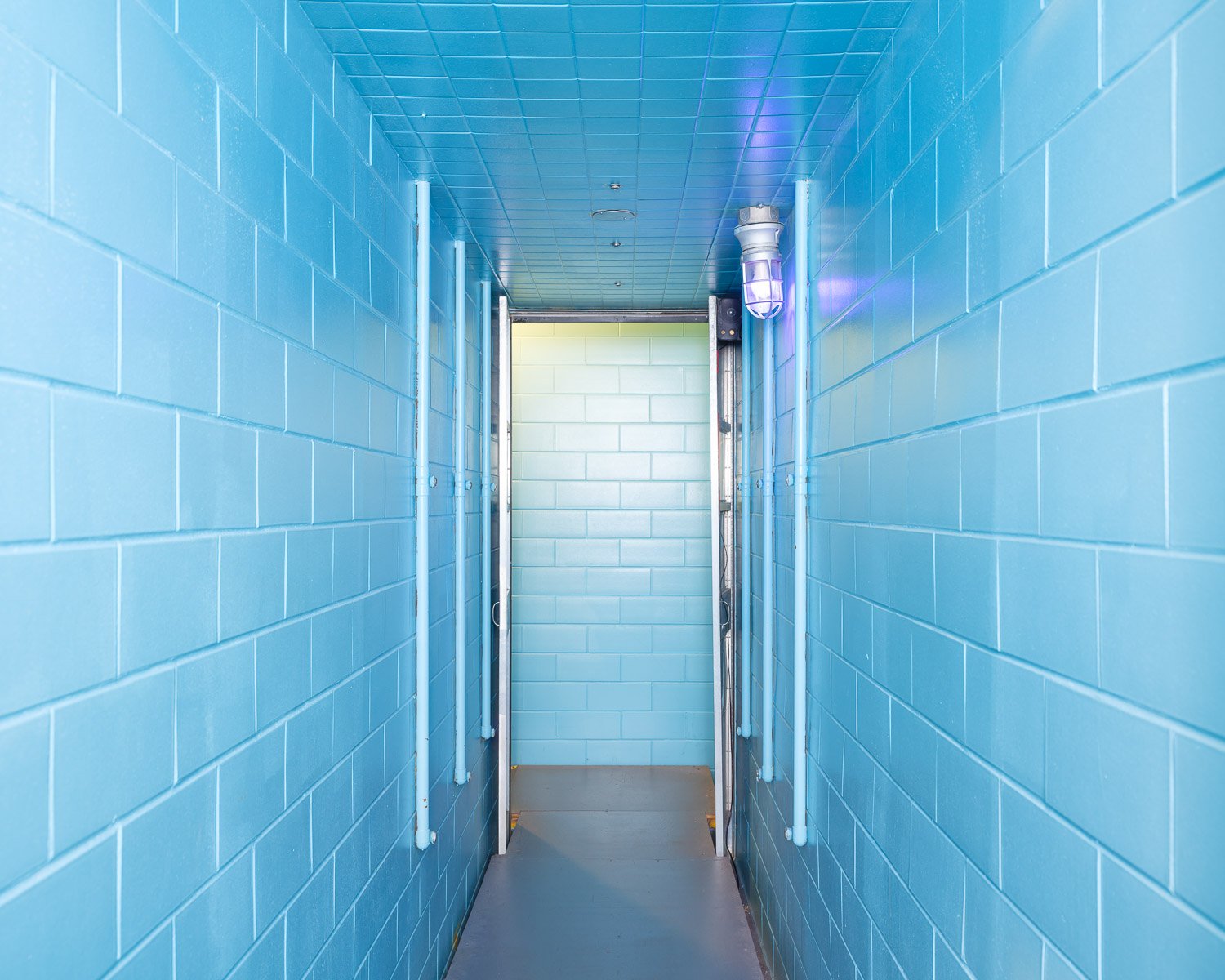  Decontamination Room. In the event of an attack, members of Congress would have first been ushered to the decontamination room, where they would have stripped, showered, and put on uncontaminated clothes. 