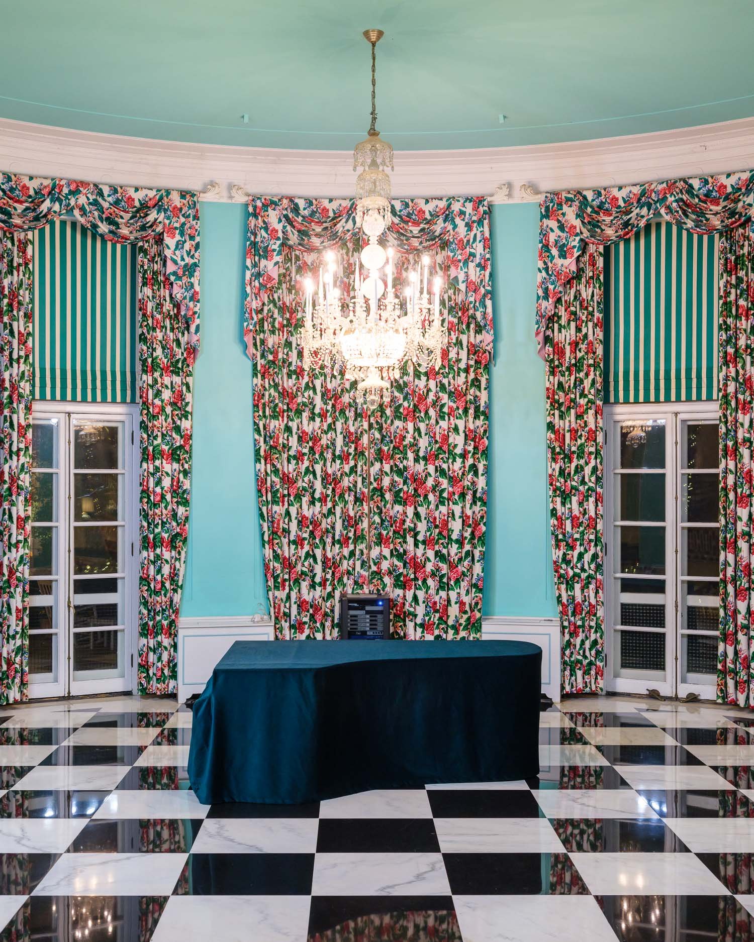  Part of the Greenbrier Hotel, with interior design by Dorothy Draper and Carleton Varney 