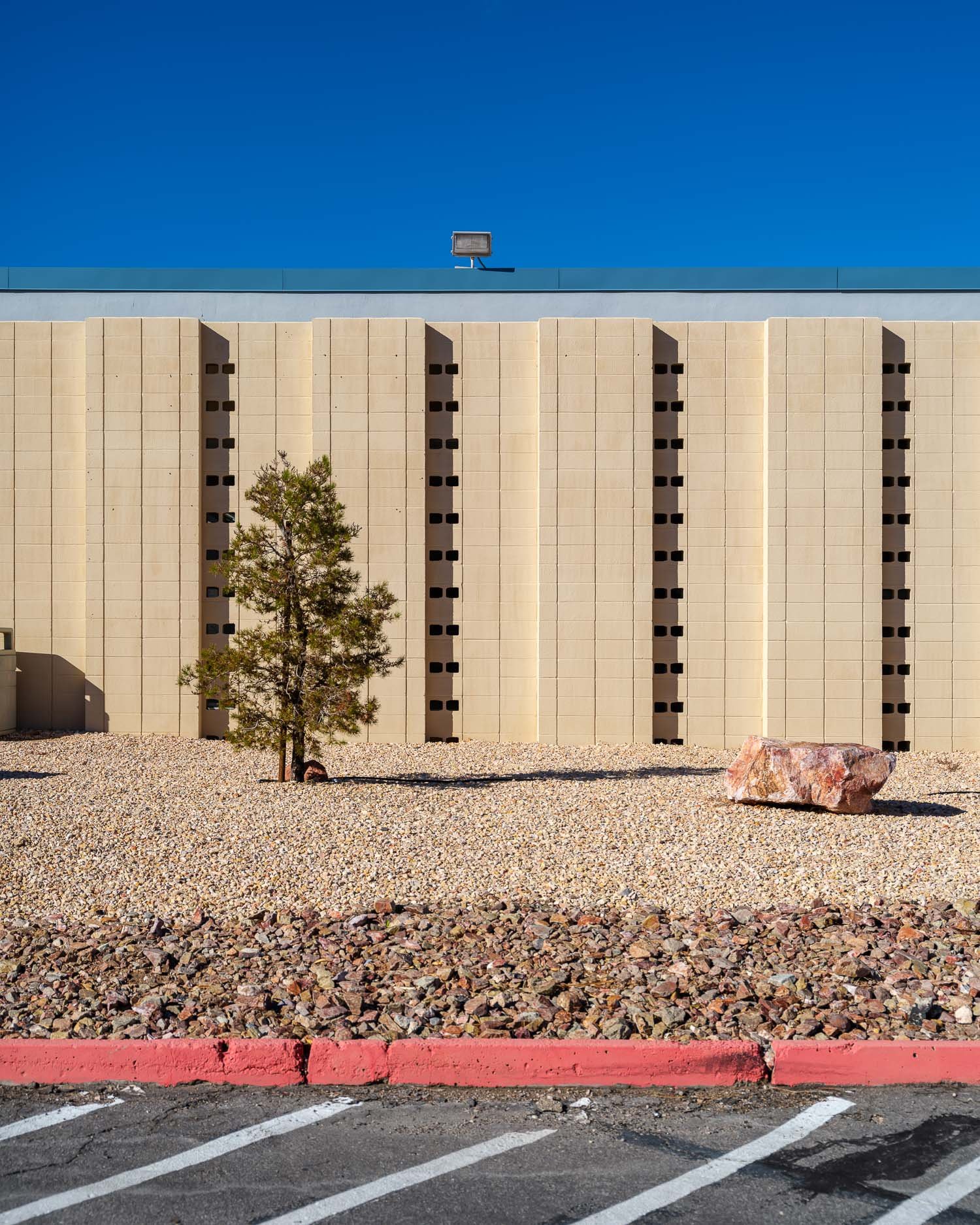  Cafeteria building at Mercury, the closed town built to house the staff of the Nevada National Security Site (NNSS).  