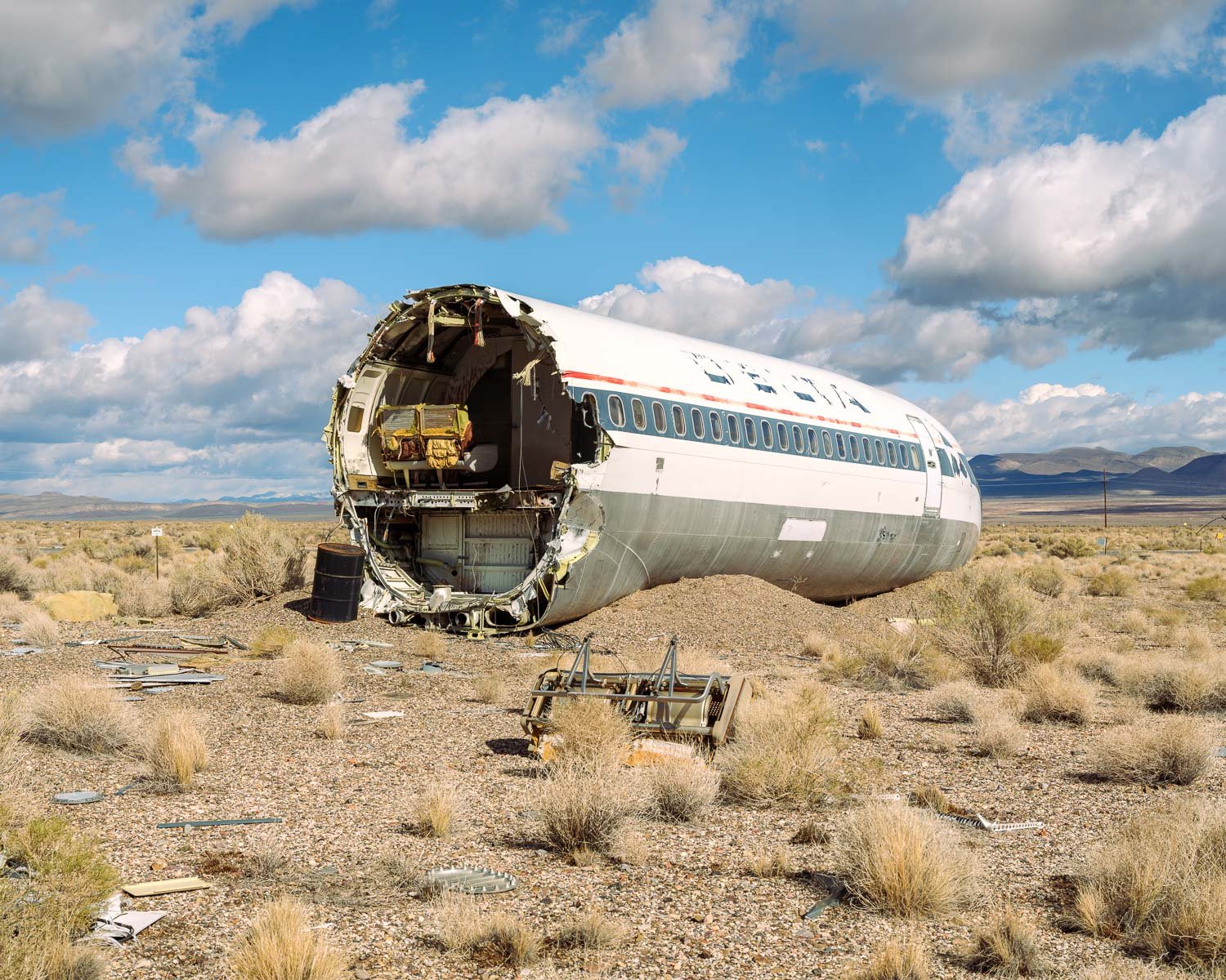  Crashed aircraft at the nuclear WMD training site (T1)  