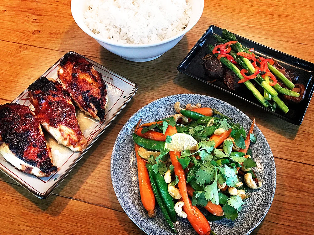 - Three Asian-inspired dishes for this week, from my forthcoming book to be published by Penguin in September 2018