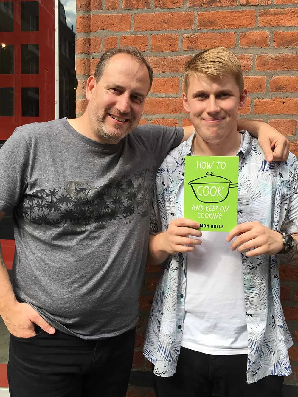 - Promoting the book 'How to Cook and Keep on Cooking' with my friend Sam Ford Robinson