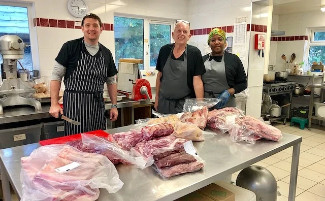- I spent the day at Tablehurst Community Farm with apprentices Ben, Mike and Joanitah
