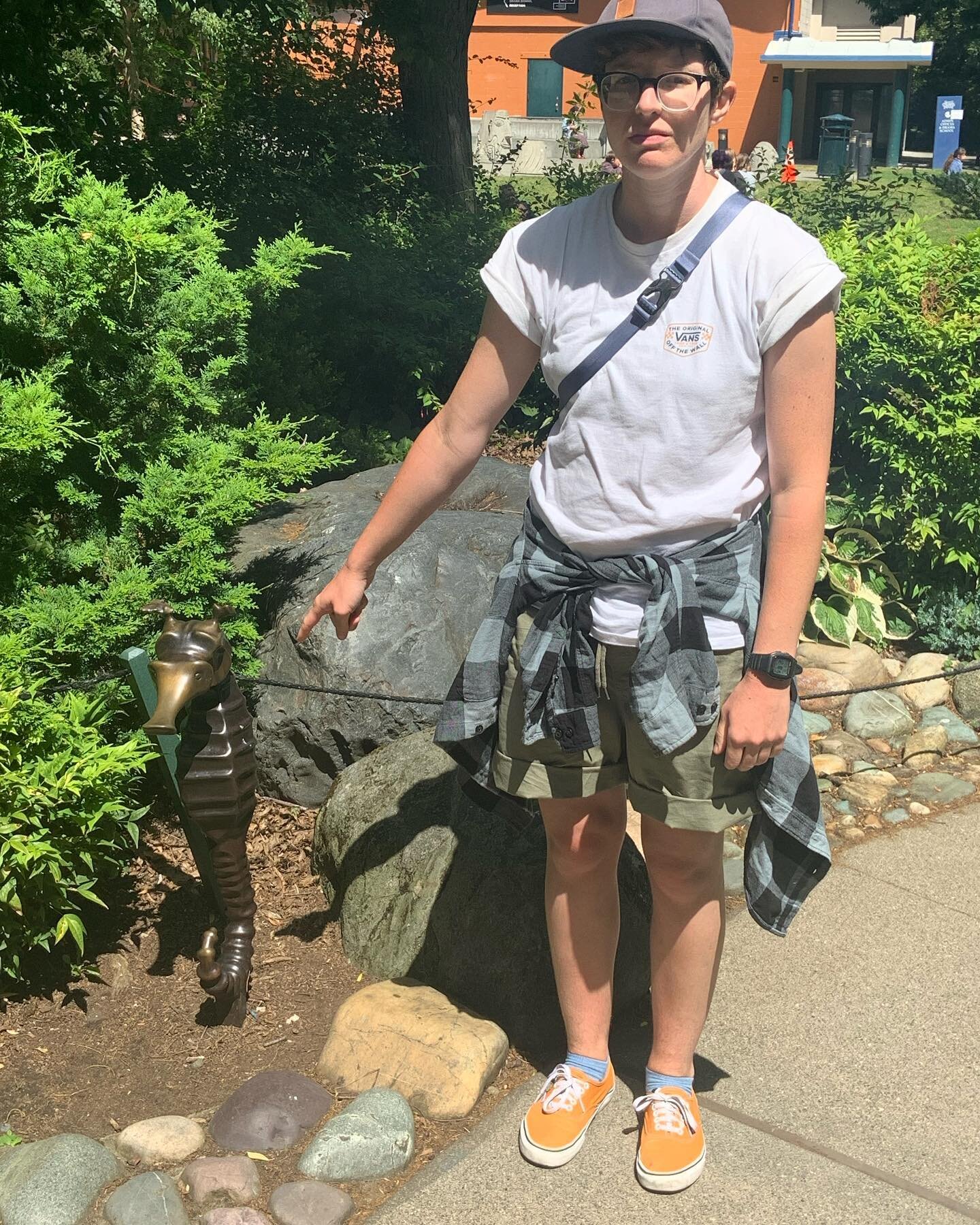 May this photo essay entitled &ldquo;Kaitlin Posing Seriously Next to Sea Creatures&rdquo; remind you to swim on over to @obrienspubboston this Wednesday 8/31 for a whale of a time with us &amp; @lakesaintdaniel &amp; @marigoldny 🐙🐠🐳🍤