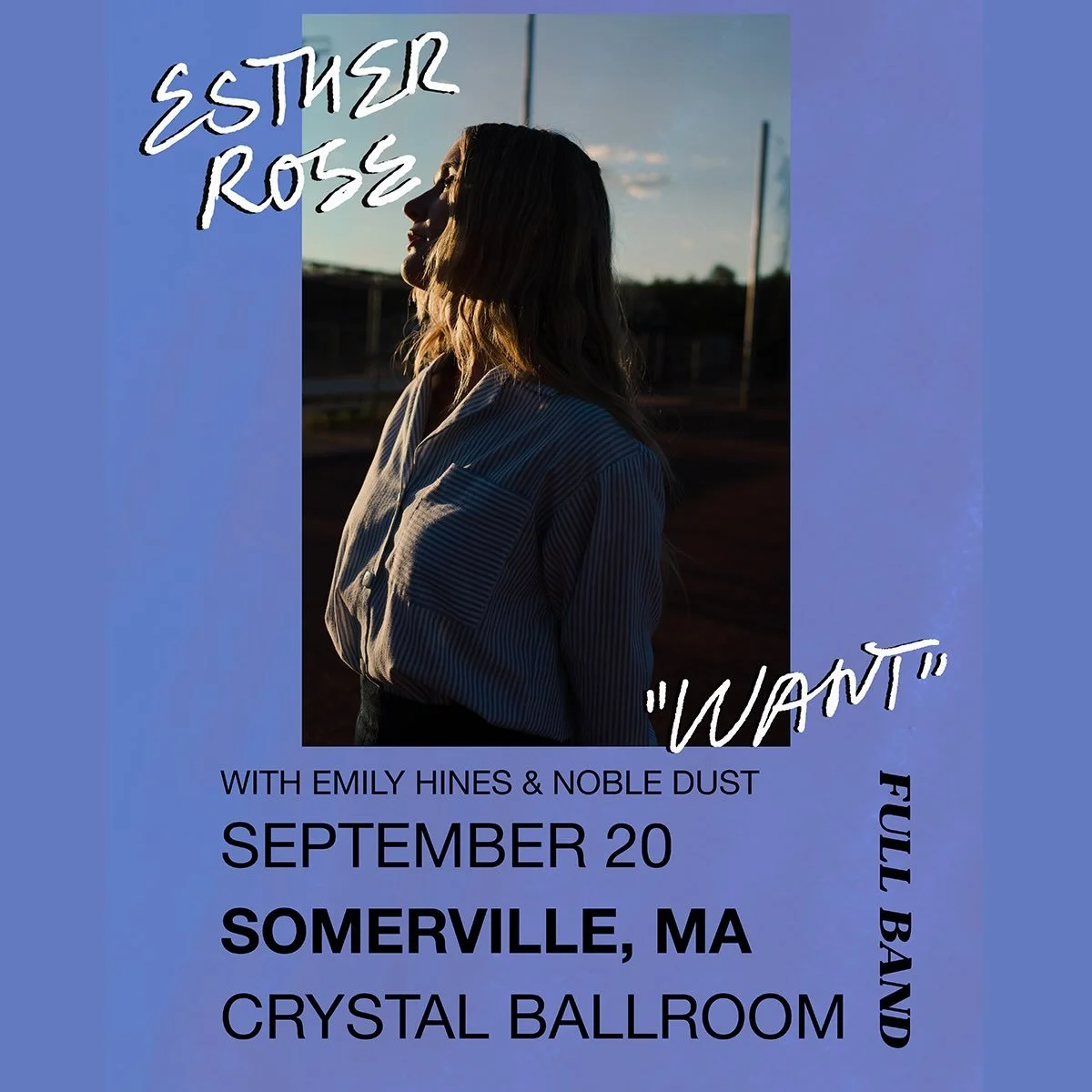 📣 📣 So very excited to support @therealestherrose &amp; @emilyhiines at @crystalballroomsomerville 9/20! See u there!!!