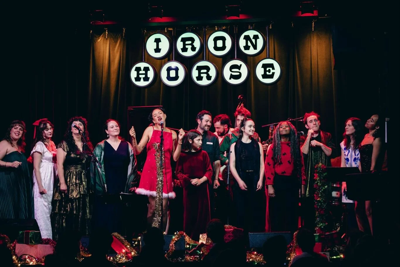 What a way to close out the year - the most magical time sharing the stage with old friends and new at @kimayadiggs annual holiday show at @ironhorsenoho 🥰 Merriest Christmas &amp; Happy Holidays friends, and stay tuned for new music in the new year