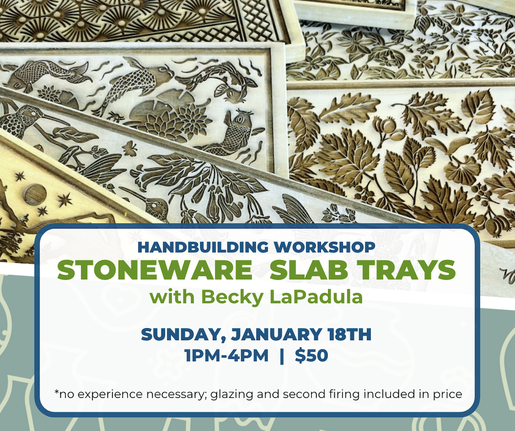 Stoneware Slab Plank Workshop with Becky