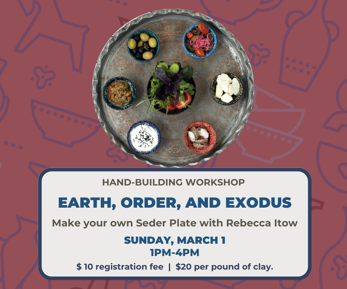 Earth, Order, and Exodus: Seder Plate Workshop with Rebecca Itow