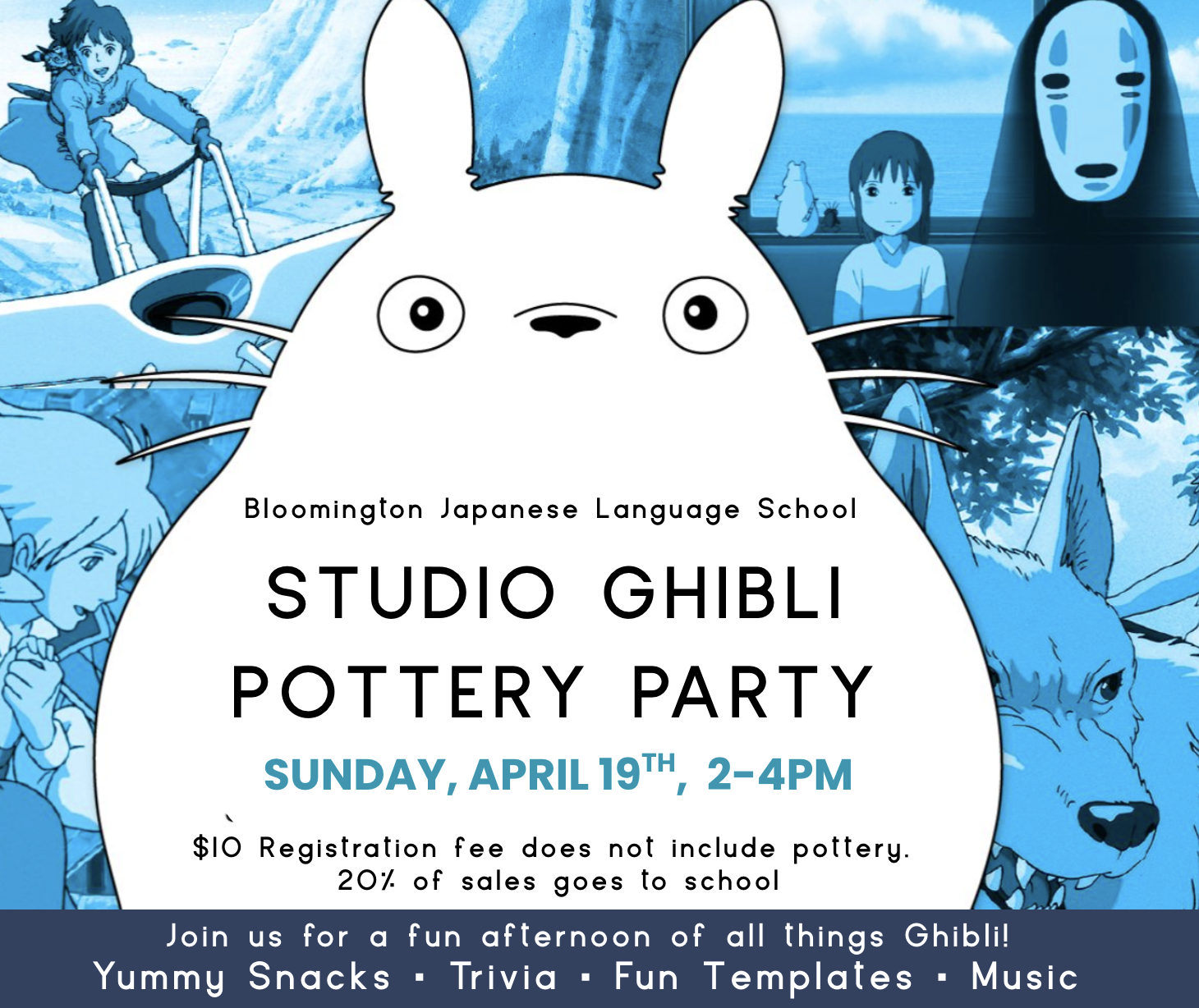 Studio Ghibli Pottery Party