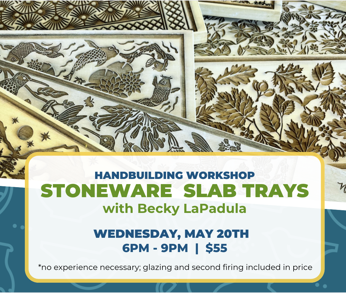 Stoneware Slab Tray with Becky LaPadula