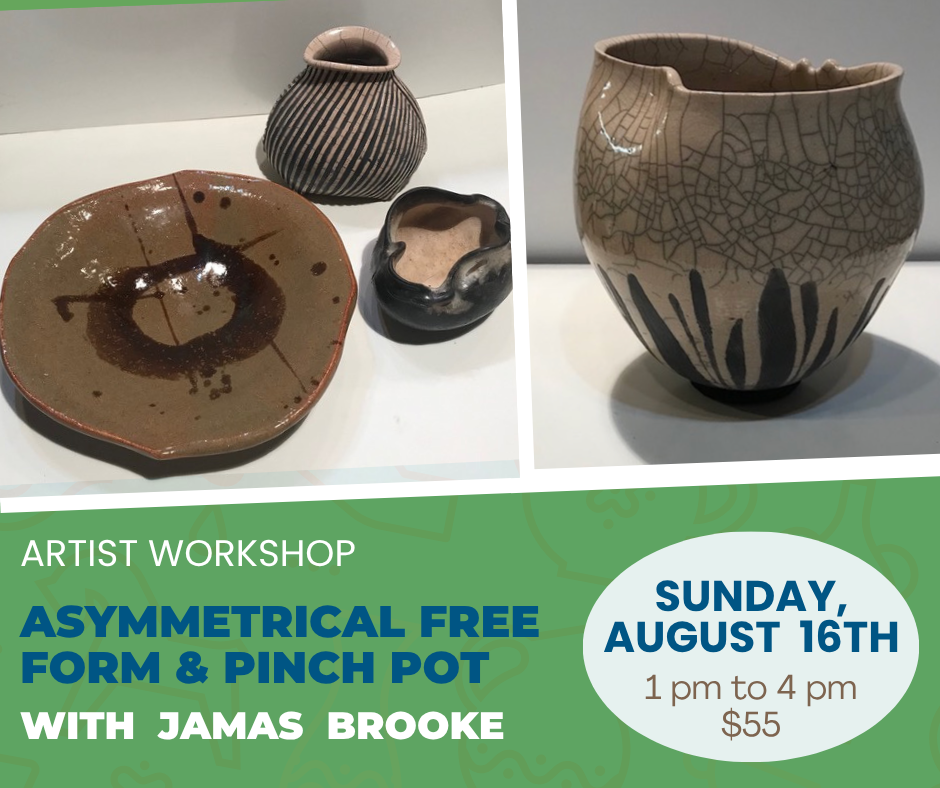 Assymetrical and Free Form Pinch Pots