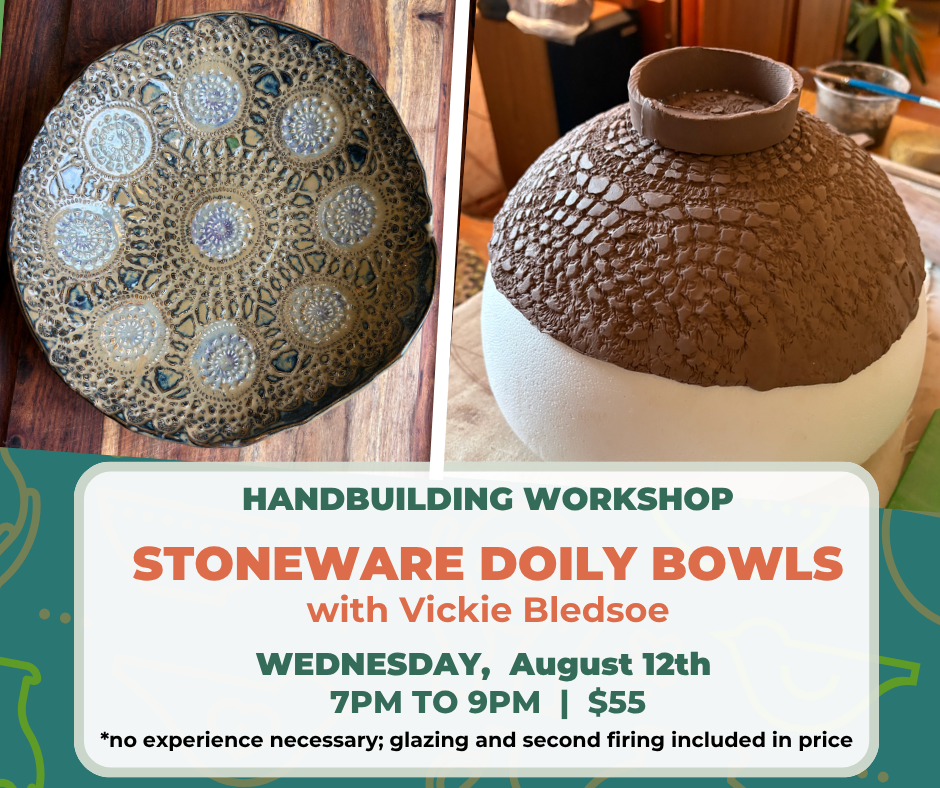 Stoneware Lace Doily workshop with Vickie Bledsoe 