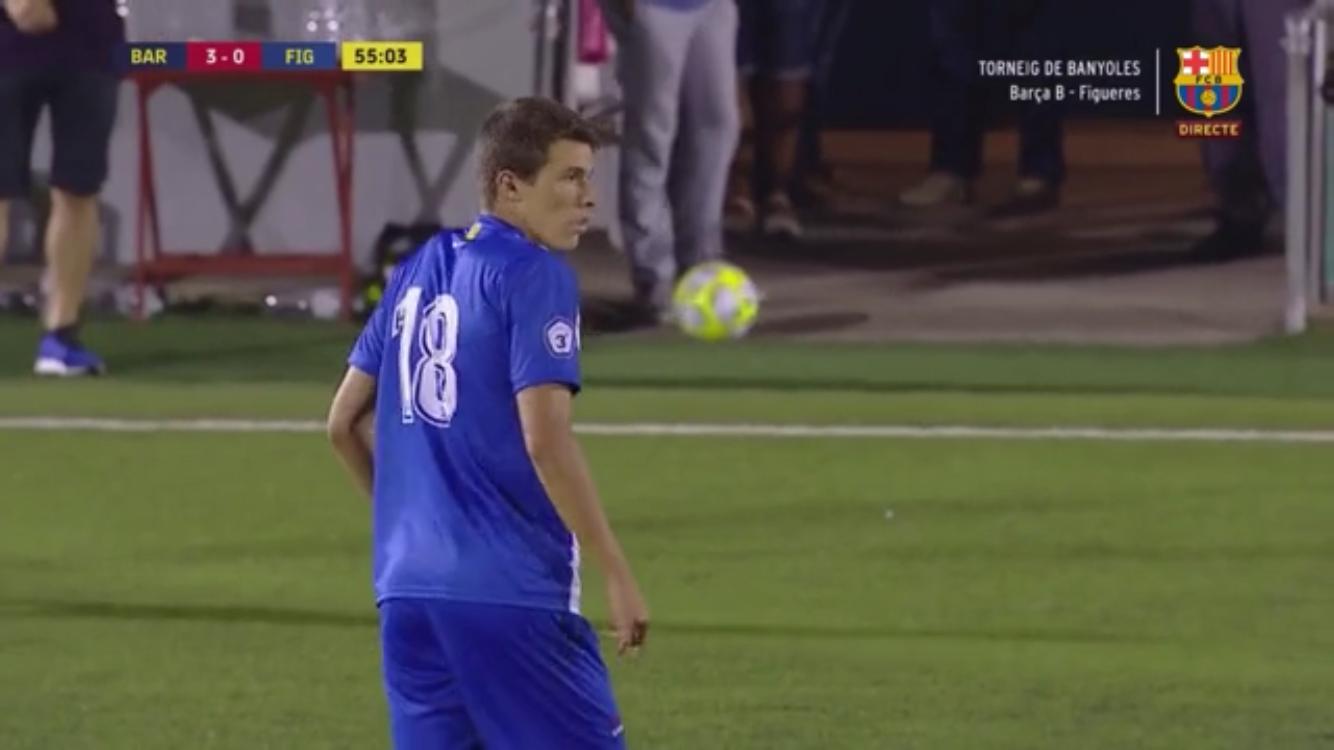 Felipe in action against Barcelona B