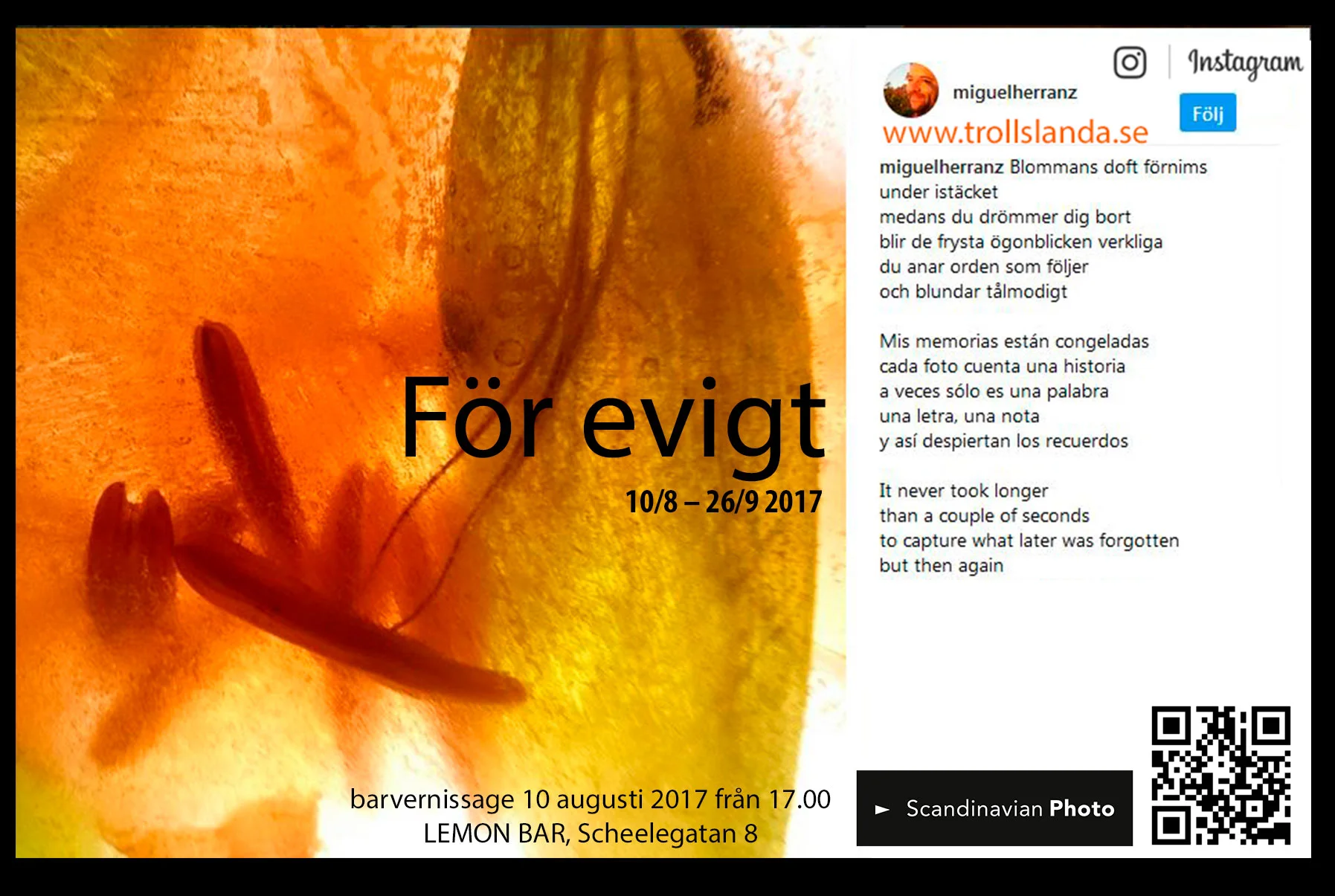 en gåva, ett visitkort