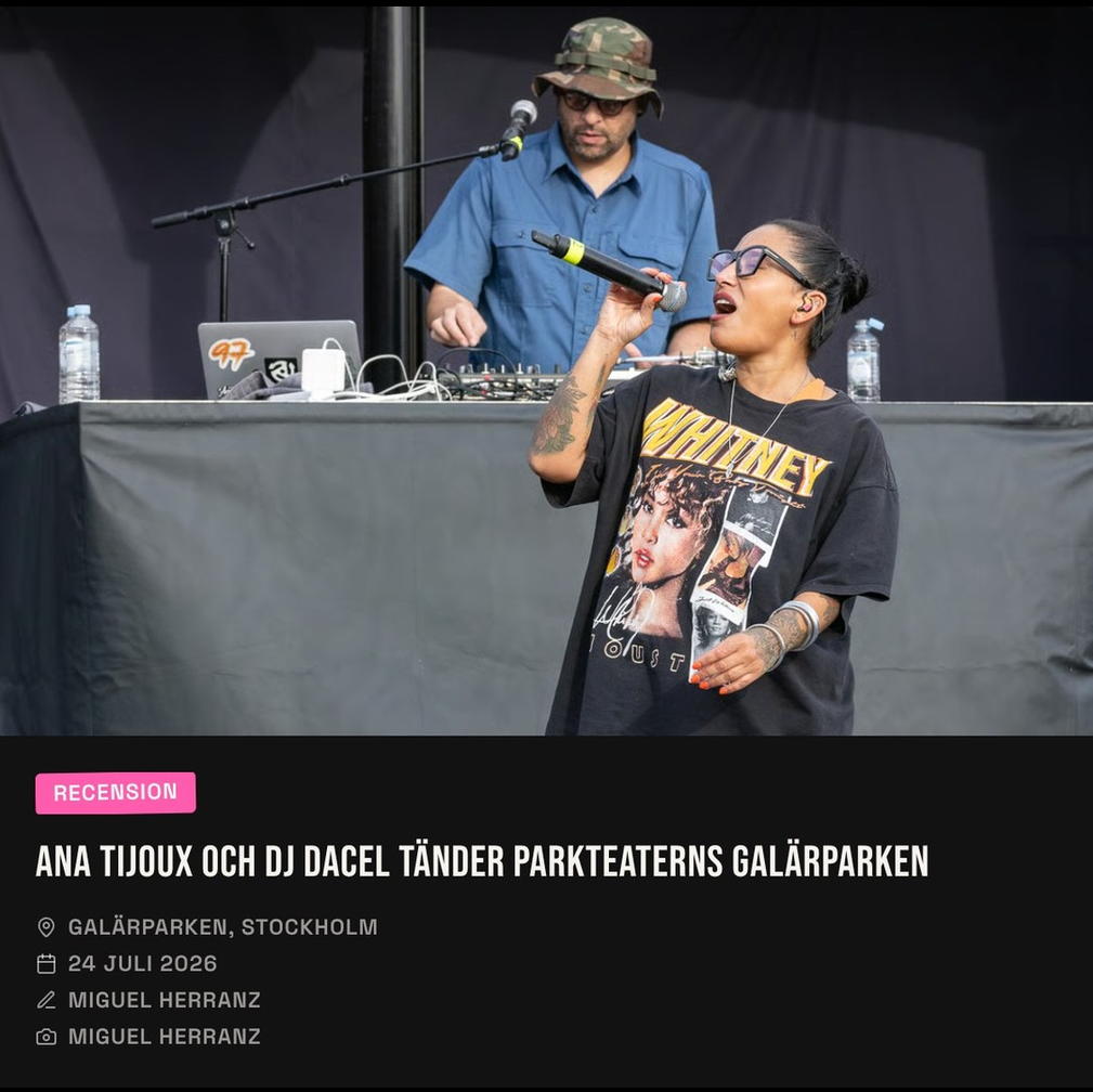 Ana Tijoux @ Galärparken