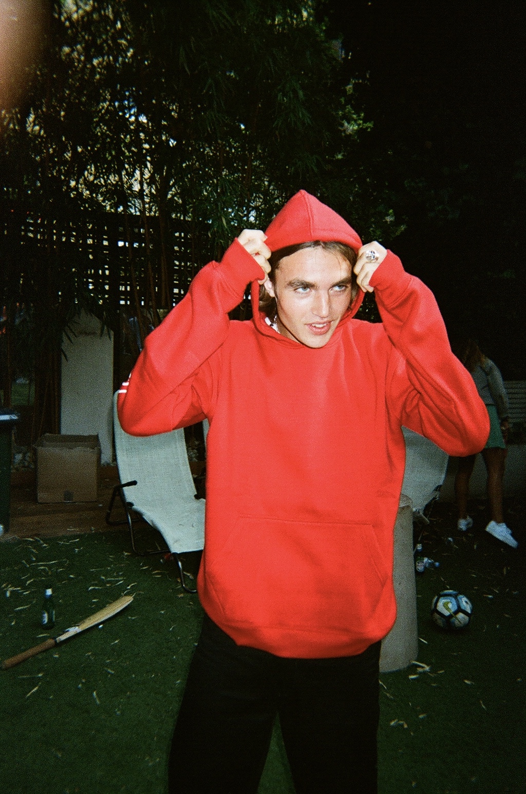 JAMES WOODROOF IN SEASON 2 RED SIGEREX. HOODIE