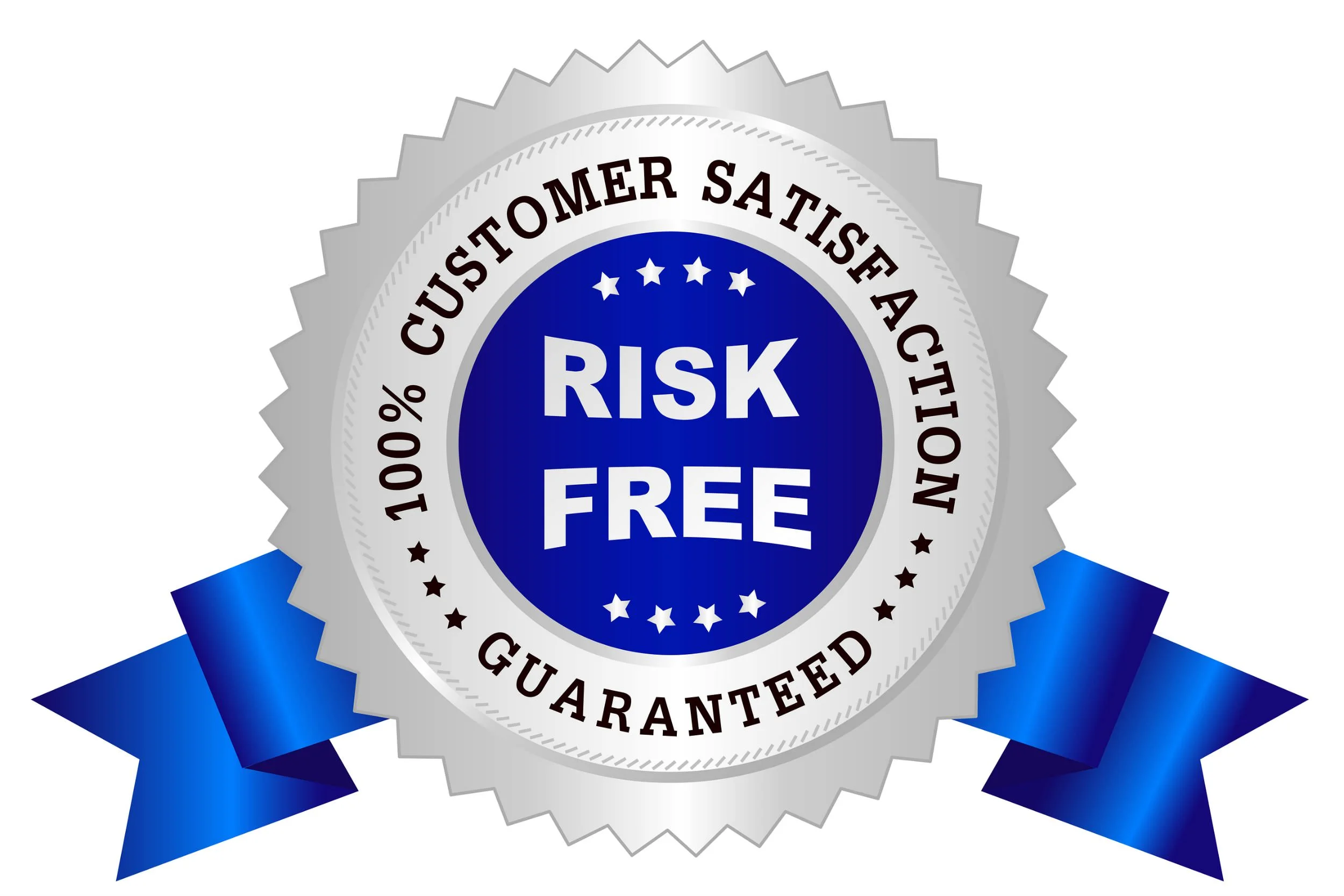 Risk free guarantee badge 