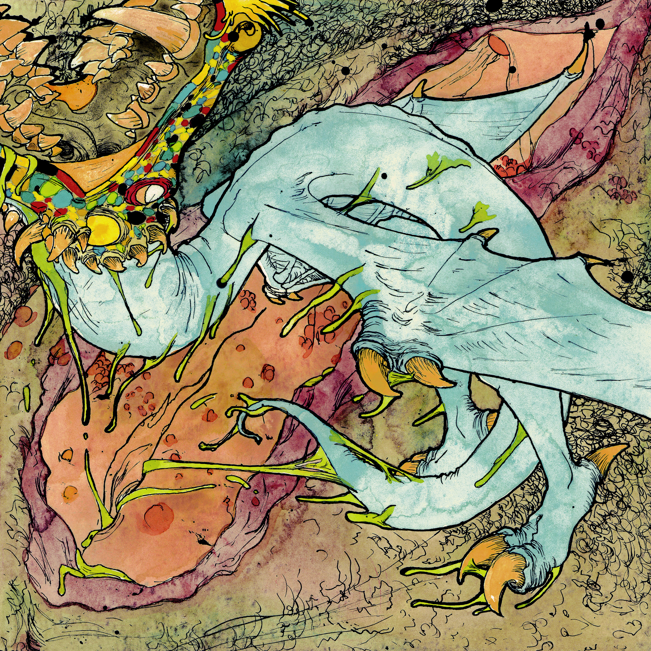 Lechuguillas "Insurrection of an Erection" Album Cover