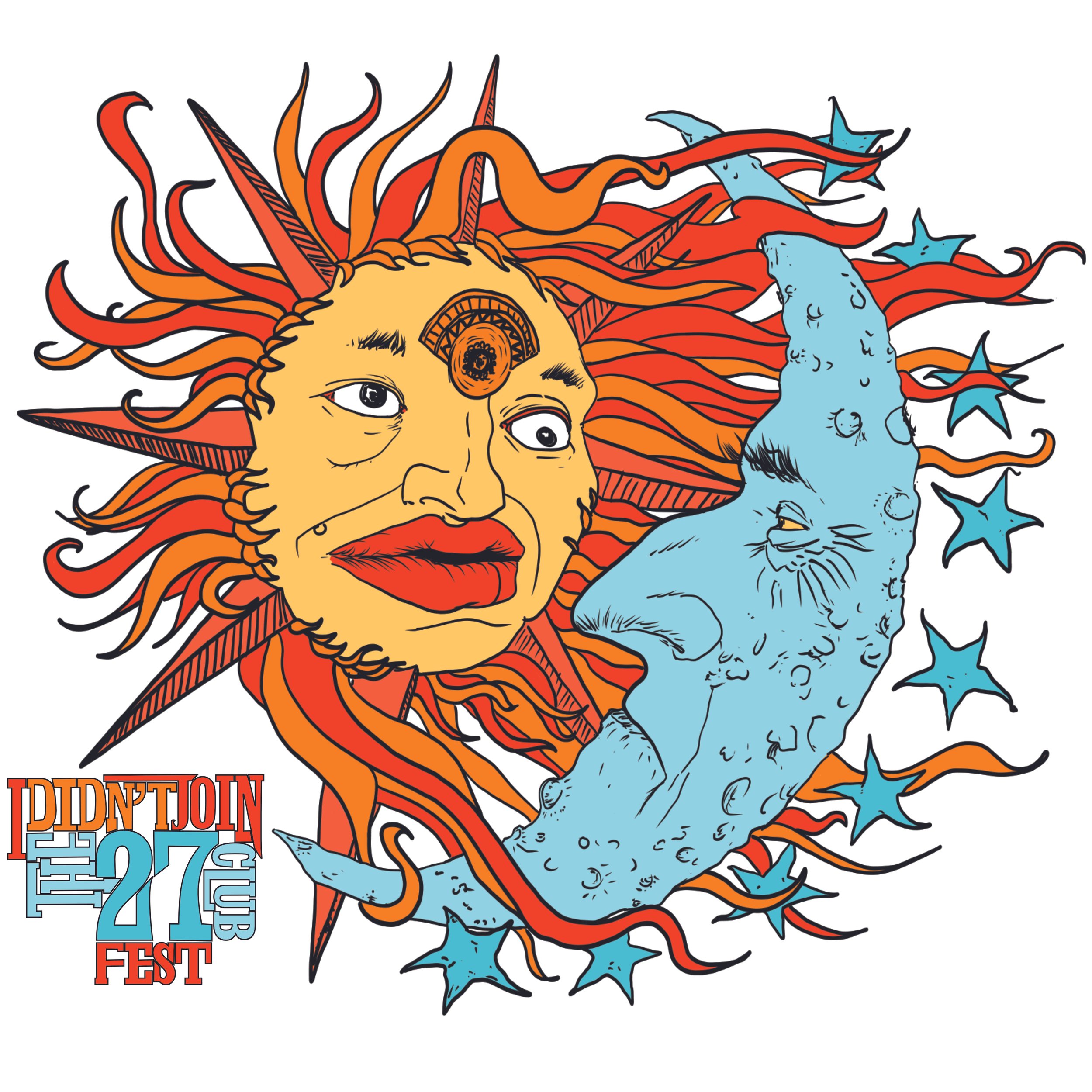 Merch Design for I Didn't Join the 27 Club Festival