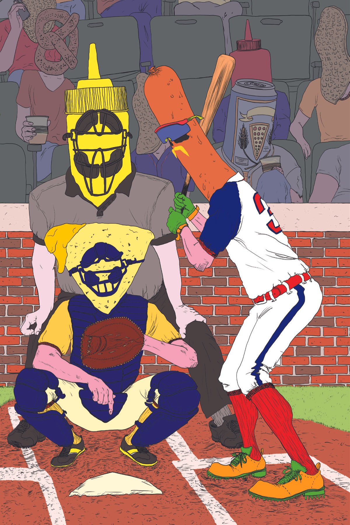 Hot Dog Baseball