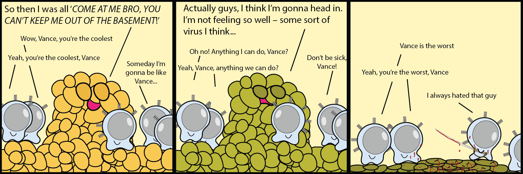 Gross, is that Polio? Let's find his friends...
