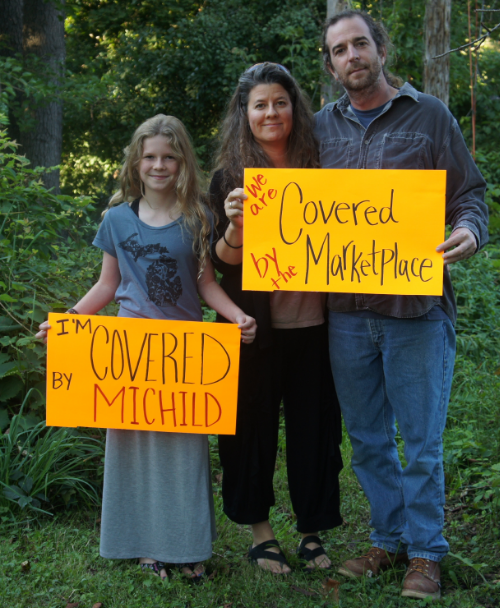 Times change. Now, Meredith and family are covered by employer insurance!