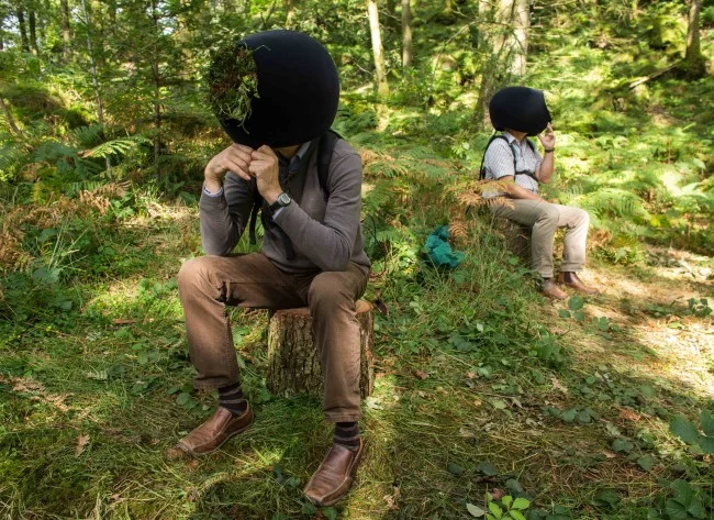 In the Eyes of the Animal at Grizedale Forest. Viewers enter into the virtual reality world inside a specially designed headset.