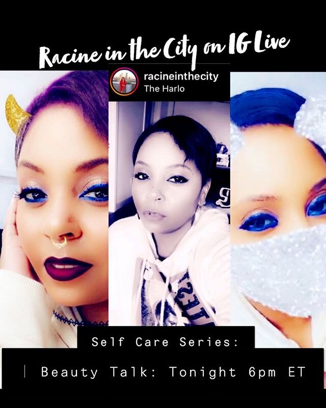 RACINE TO THE RESCUE!!! Don&rsquo;t trip and certainly don&rsquo;t slip on self care during #quarantine. @racineinthecity is going to share all her tips and secrets! See you @ 6p! #boston #beautyinfluencer #mua #selfcare #diy #skincare #lifehack