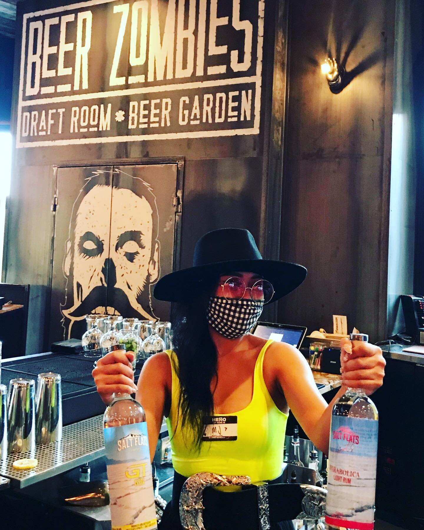 Try a cocktail with our GT Gin or Parabolica Rum @hallpassslc 
#hallpassslc #skinnyfats #gtgin #parabolicarum #drinklocal #eatlocal