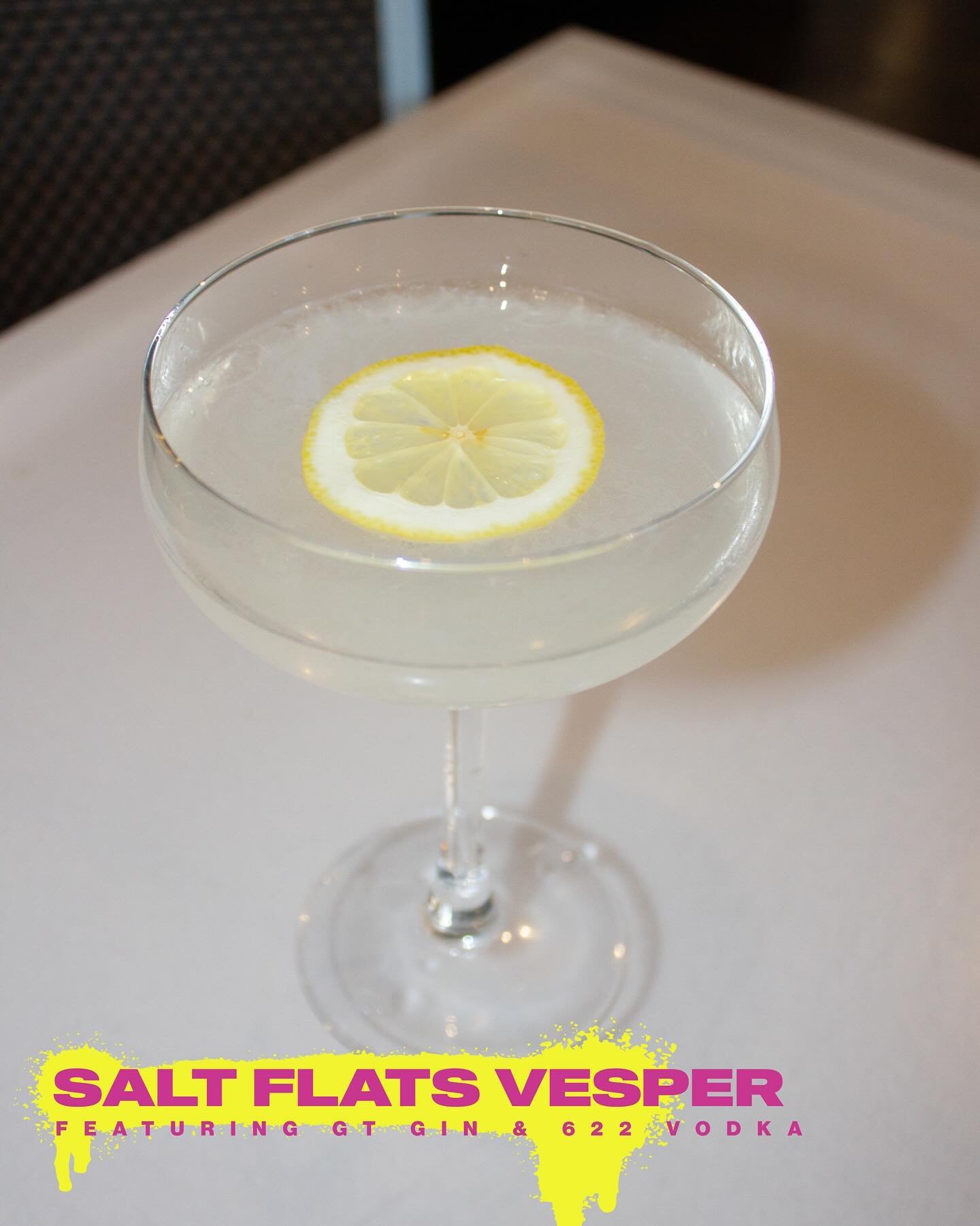 If you can&rsquo;t decide whether you love Gin or Vodka more, then the Salt Flats Vesper is perfect for you🍸 This cocktail brings together both spirits in an incredibly simple, classic drink✨
.
.
.
.
#saltflatsspirits #saltflatsdistillery #yum #vodk