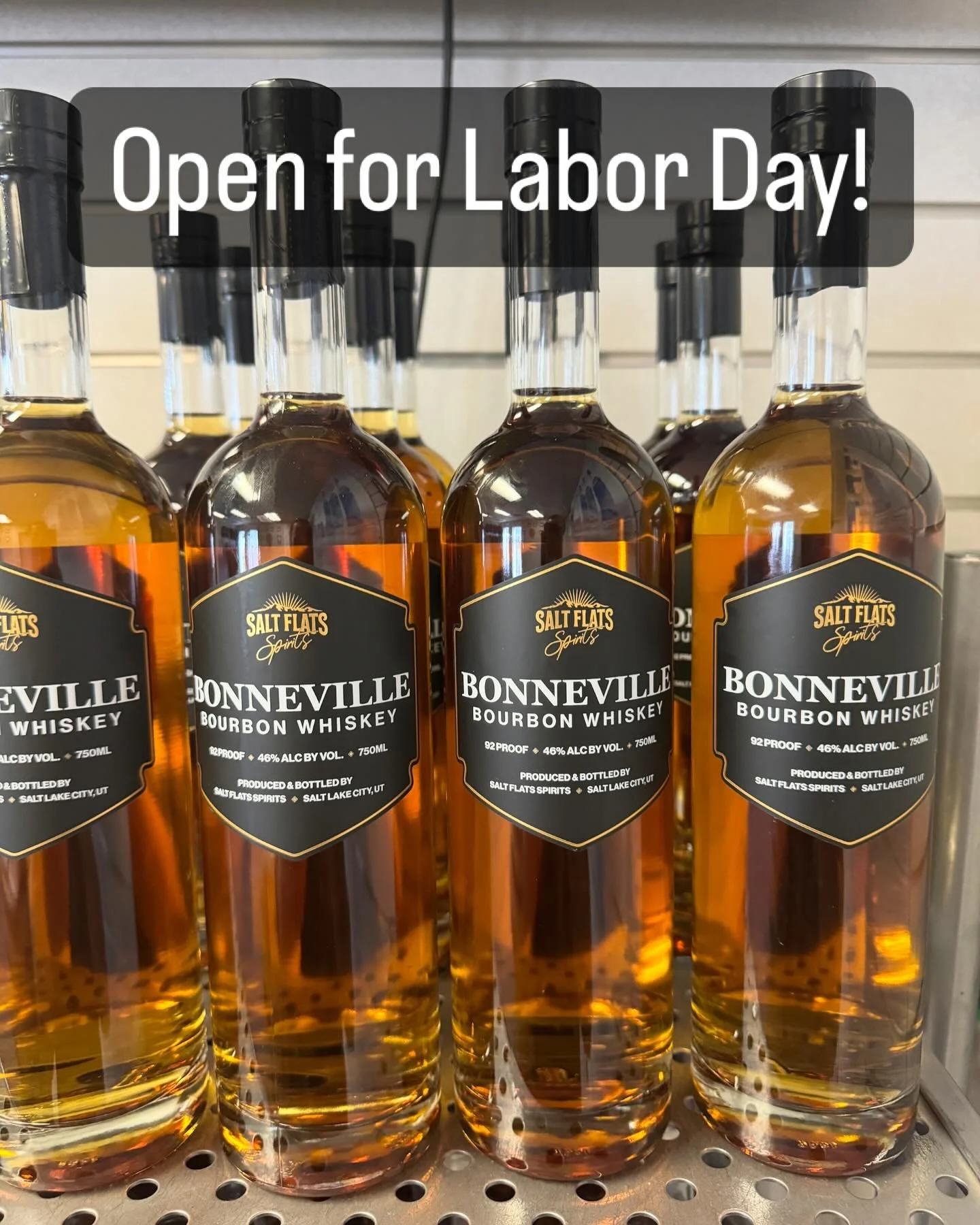 Liquor Stores are closed today but we are open! Come grab a bottle of award-winning spirits from 11:30-3:30!