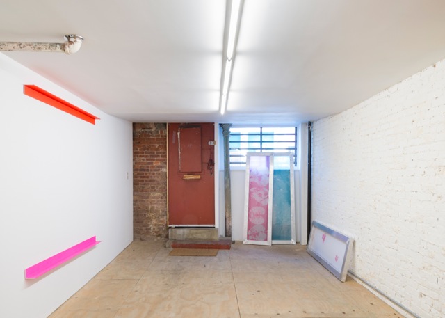 Installation view, ‘Promise Problem', Osmos Address, New York, 2015. Photo by Adam Reich, courtesy of Osmos Address, New York. Artwork by Israel Lund and Gerold Miller, 2015.