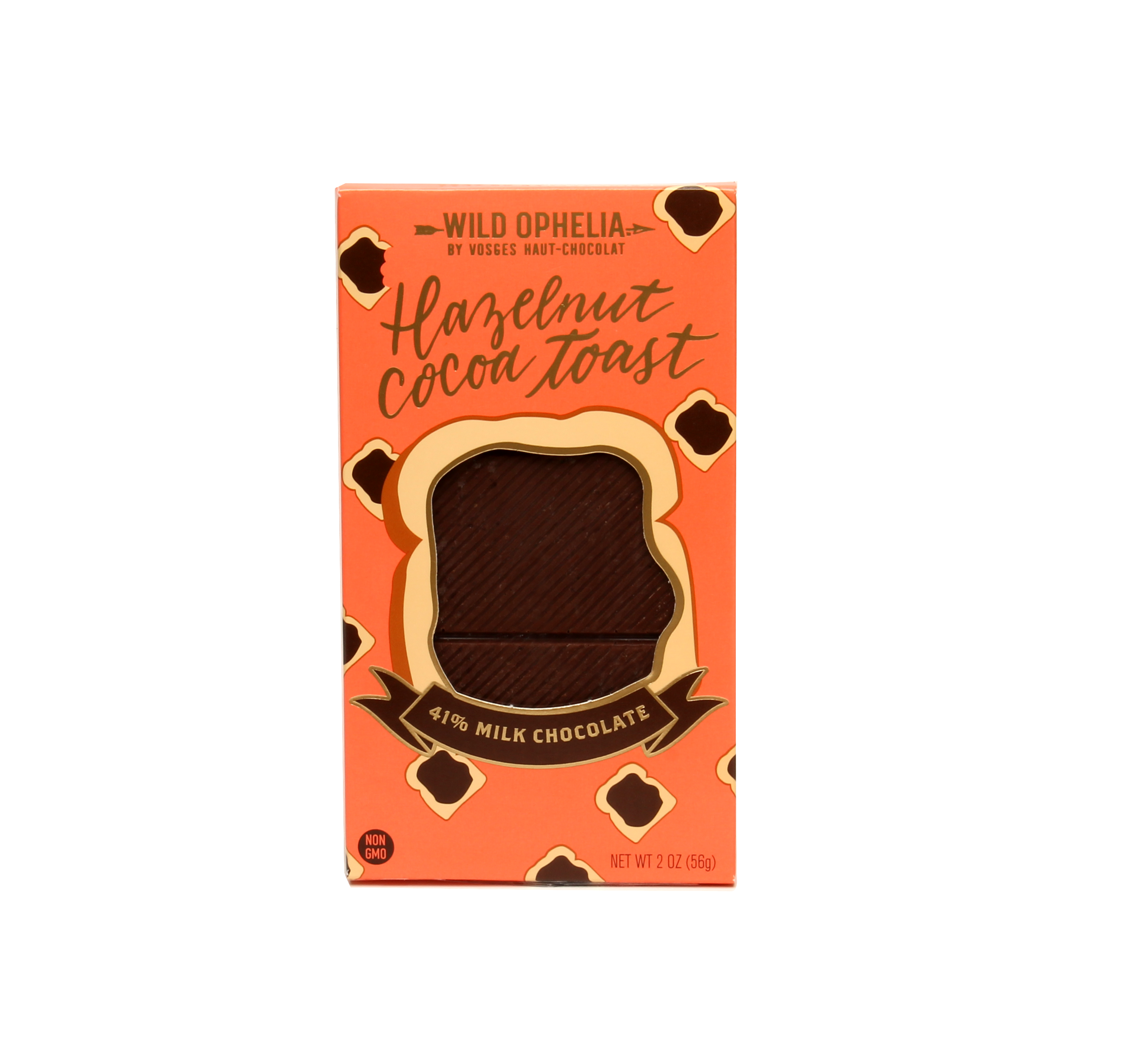 HAZELNUT COCOA TOAST Enjoy the rich flavors of ground dry-roasted hazelnuts swirled into milk chocolate, which is speckled with texture from toast-like crumbles. 
