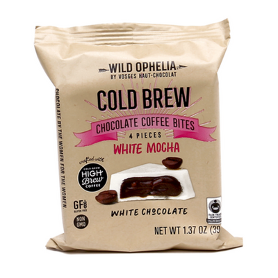 WHITE MOCHA Crafted with Black & Bold High Brew Coffee cold brew, and fudgy chocolate inside, encased in a white chocolate shell.