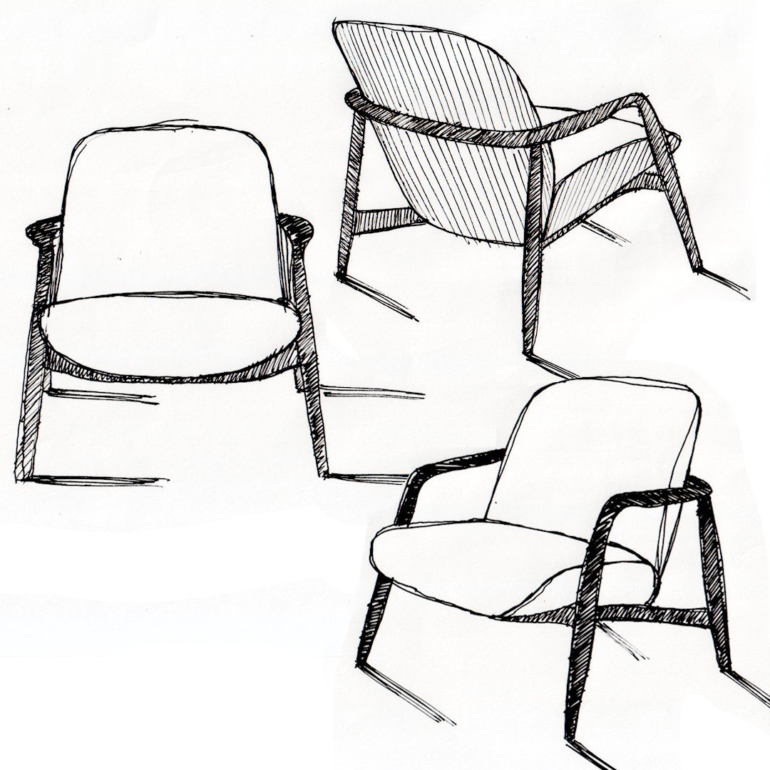 A few sketches of the new Bowie armchair that we designed for @boliacom 

#sketch #sketchbook #sketching
#doodles #instasketch #idsketch #danishdesign #l&aelig;nestol #idsketching #designsketching #productdesign #productsketch #designsketch #industri