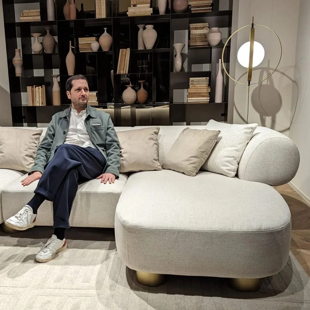 I am really satisfied to finally see the Franz sofa collection that I designed for @bontempi_casa in serial production. It has been a long ride from when it was originally conceived to when it was finally presented at the Salone del Mobile.

#bontemp