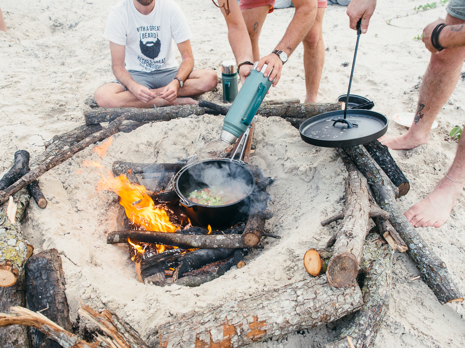 cooking jambalaya camp pawlowski america yall mustang island camping beach texas (8 of 21).jpg