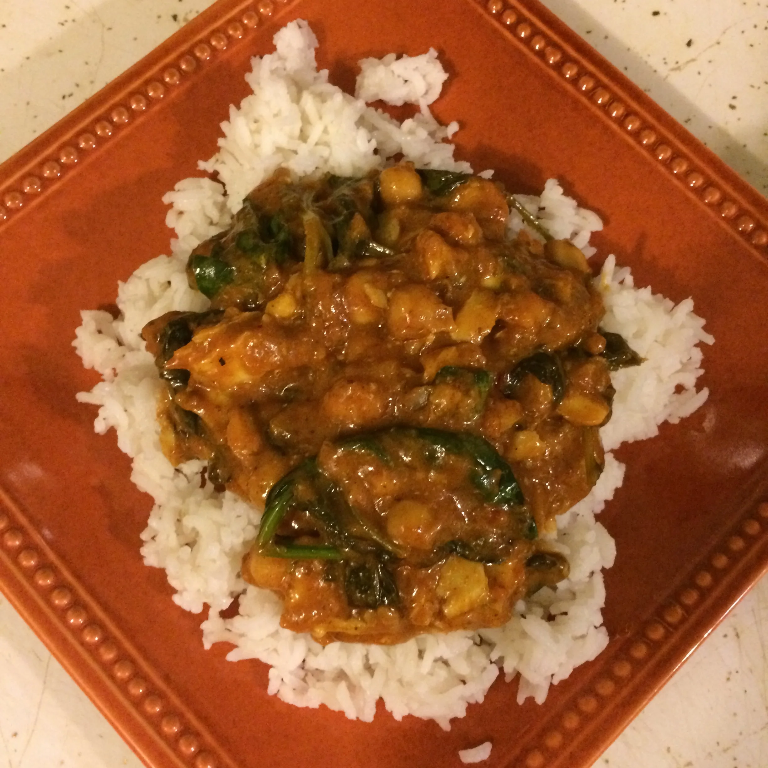10-minute Tikka Masala with White Fish & Chickpeas
