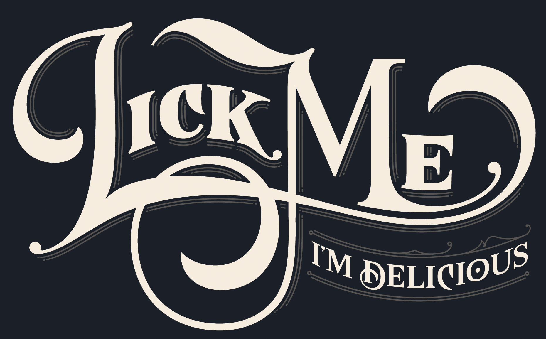 Chocolate Logopop — Lick Me Im Delicious Incredible Edible Experiences