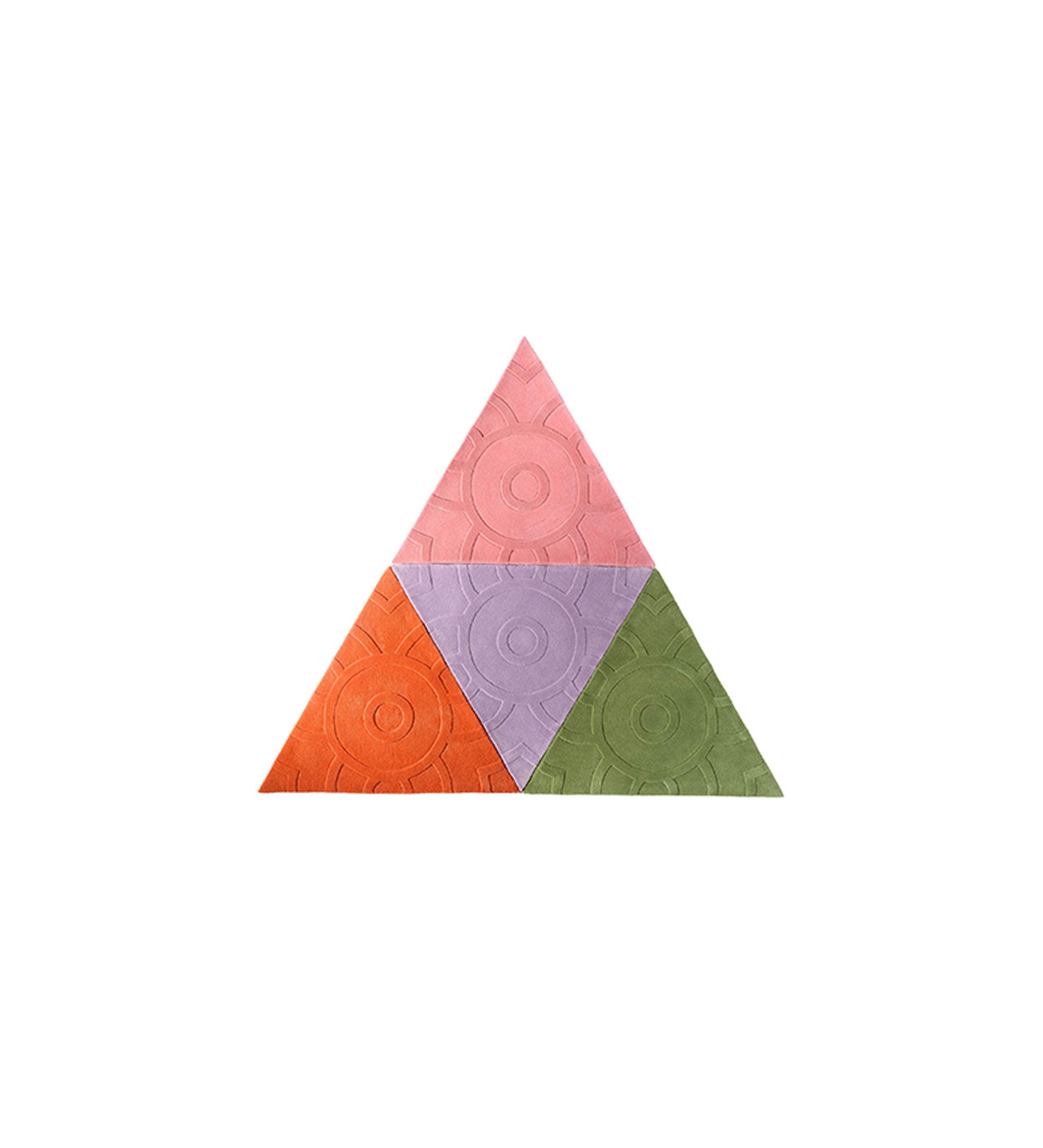 Large Triangle Style: Solids Mix Quantity: 4 Triangles Measures: 6' w x 5'2'' h Cost: $1,600 USD