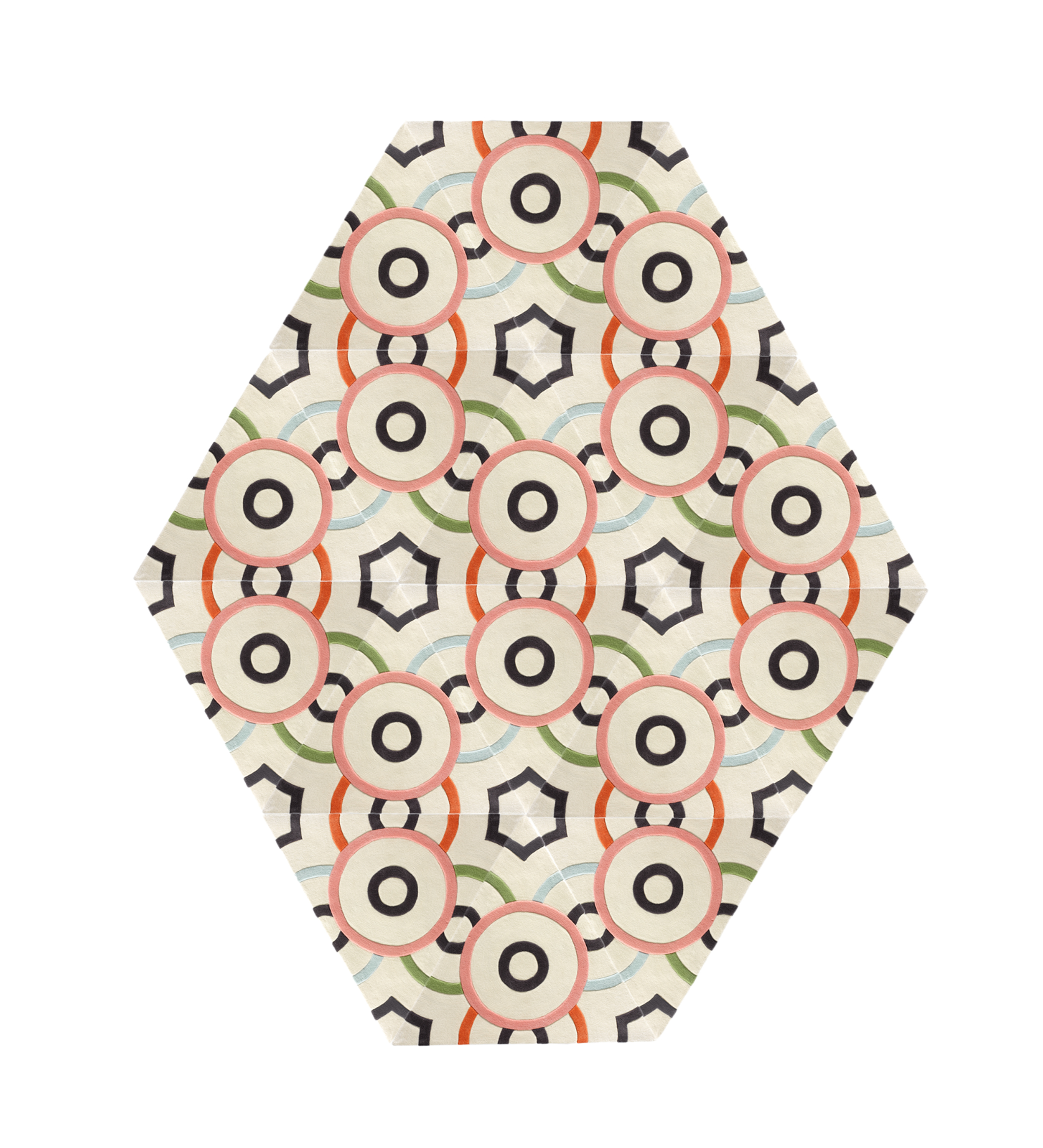 Gemstone Style: Milk Circle Dot Quantity: 16 Triangles Measures: 6' w x 5'2'' h Cost: $6,400 USD