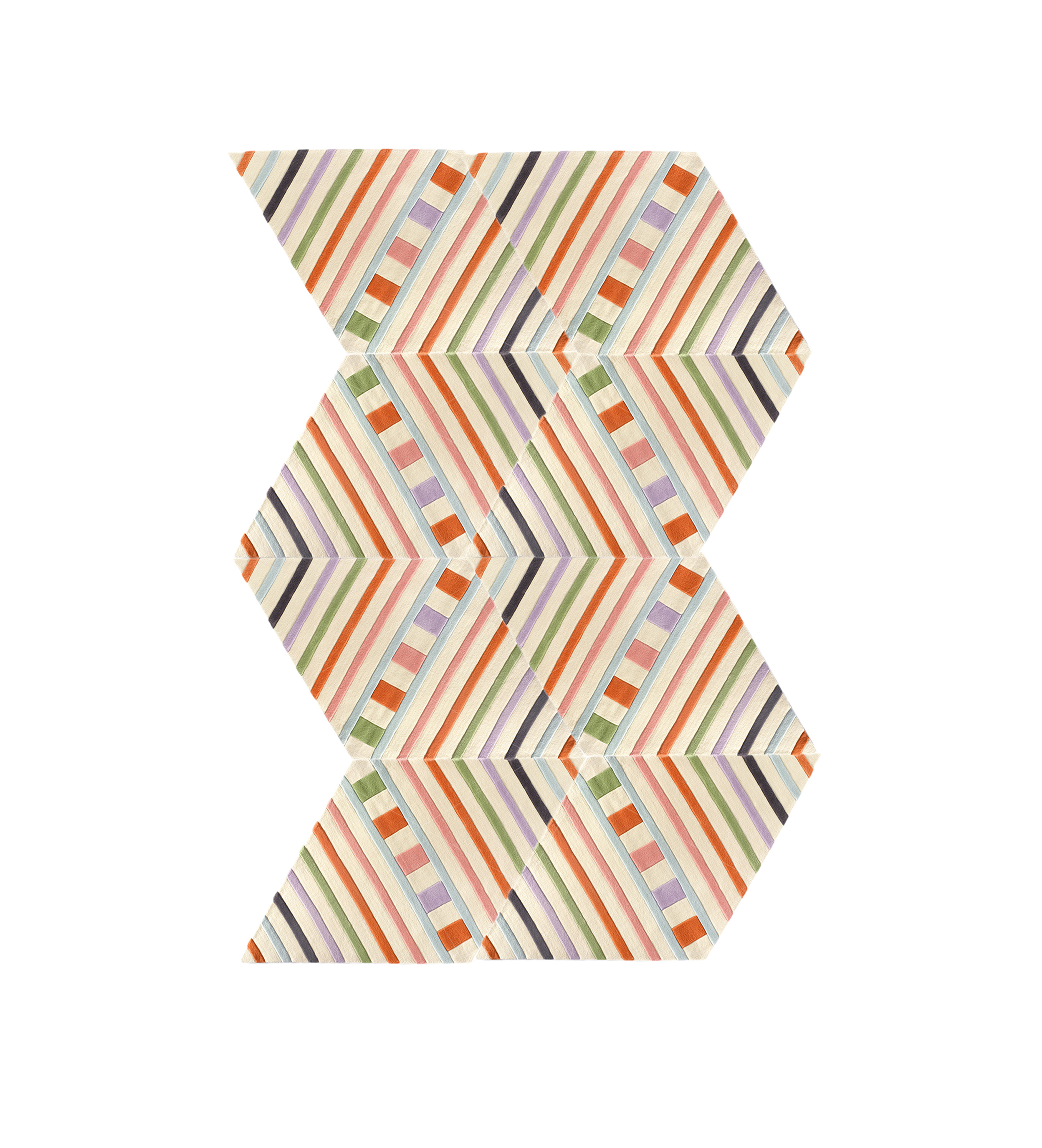 Extended Chevron Style: Stripe Quantity: 8 Diamonds Measures: 5'9.28'' w x 12'6'' h Cost: $4,000 USD