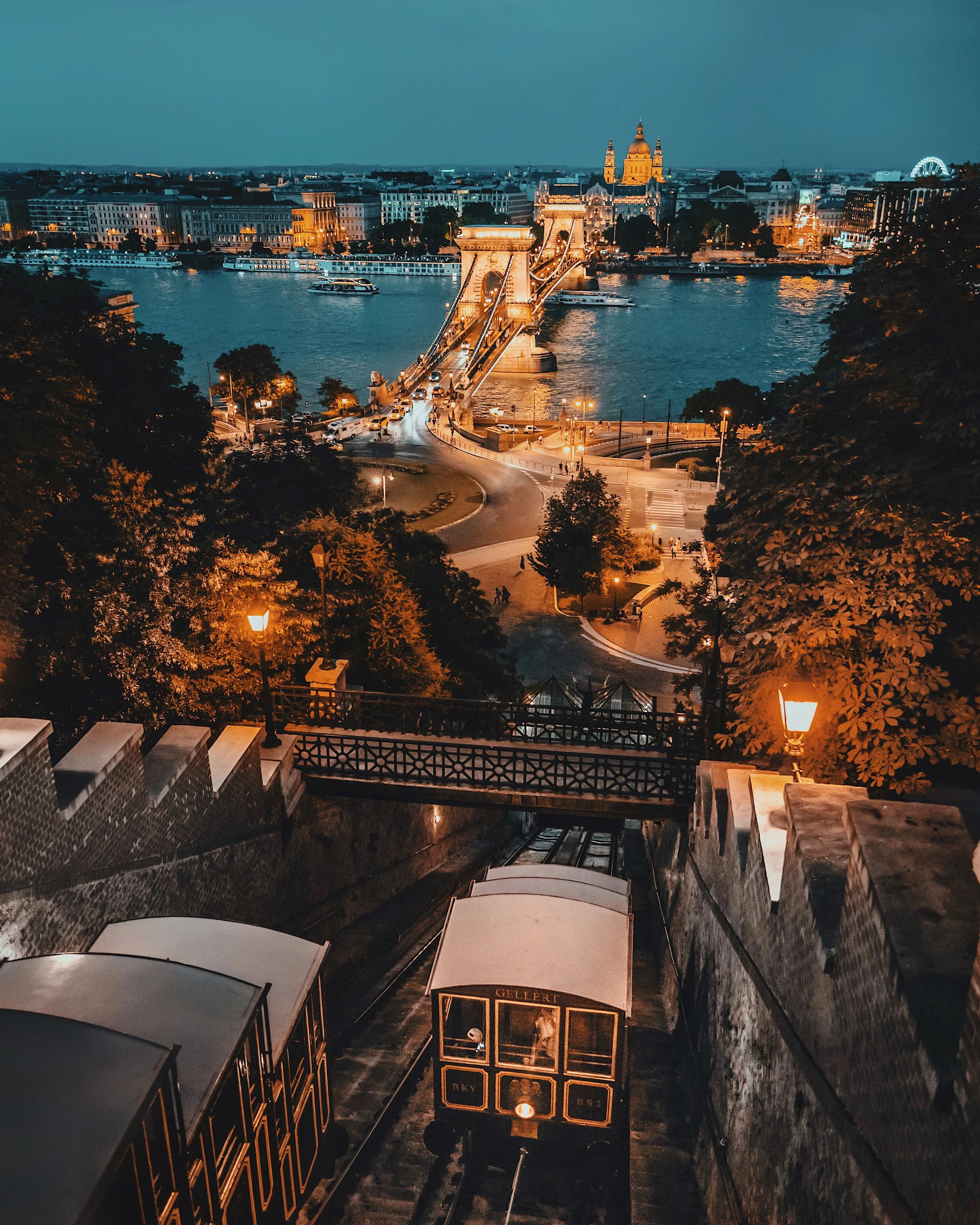 Budapest Funicular Chain Bridge